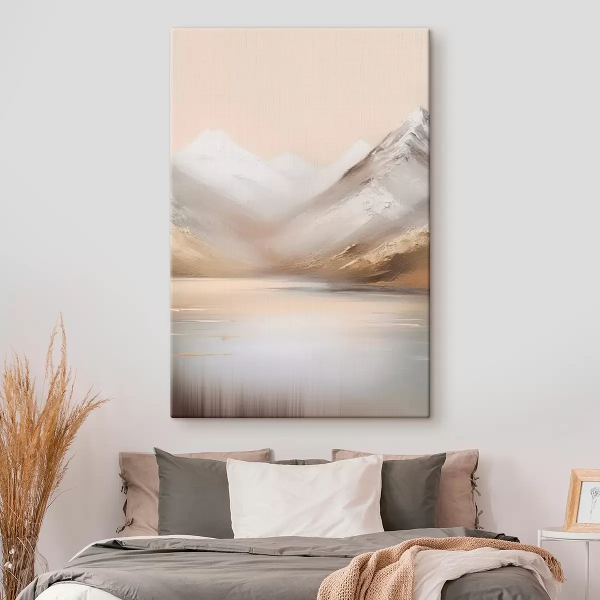 Fototapete Bergsee in der Morgendämmerung s45465