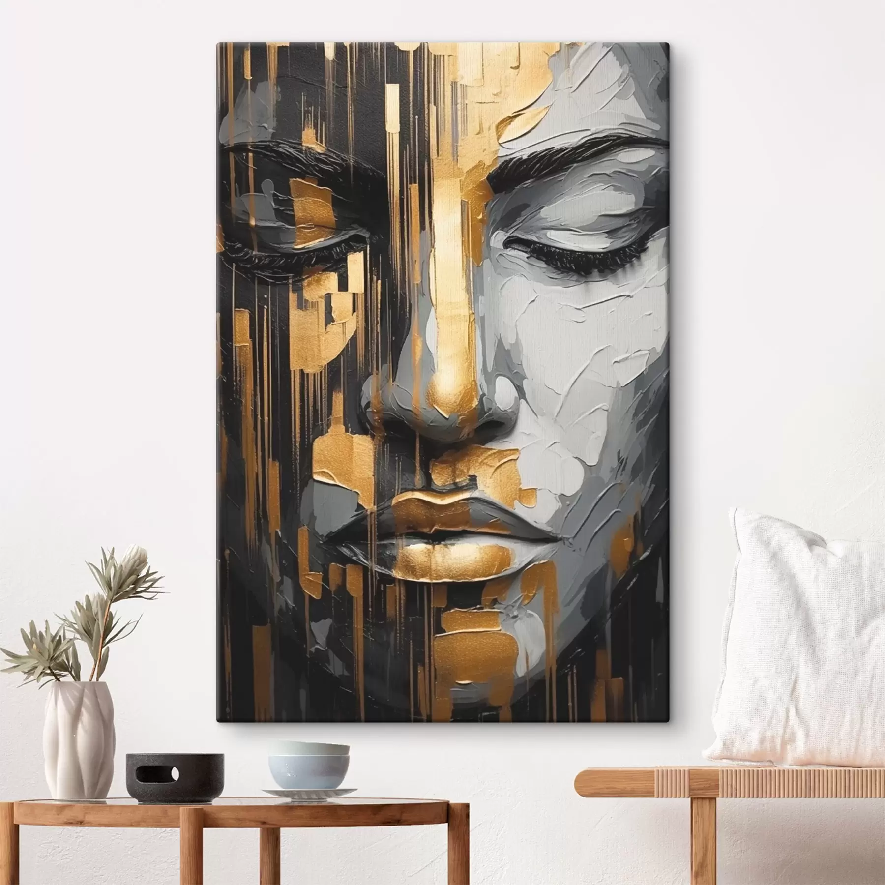 Fototapete Abstraktes Frauenporträt s45475