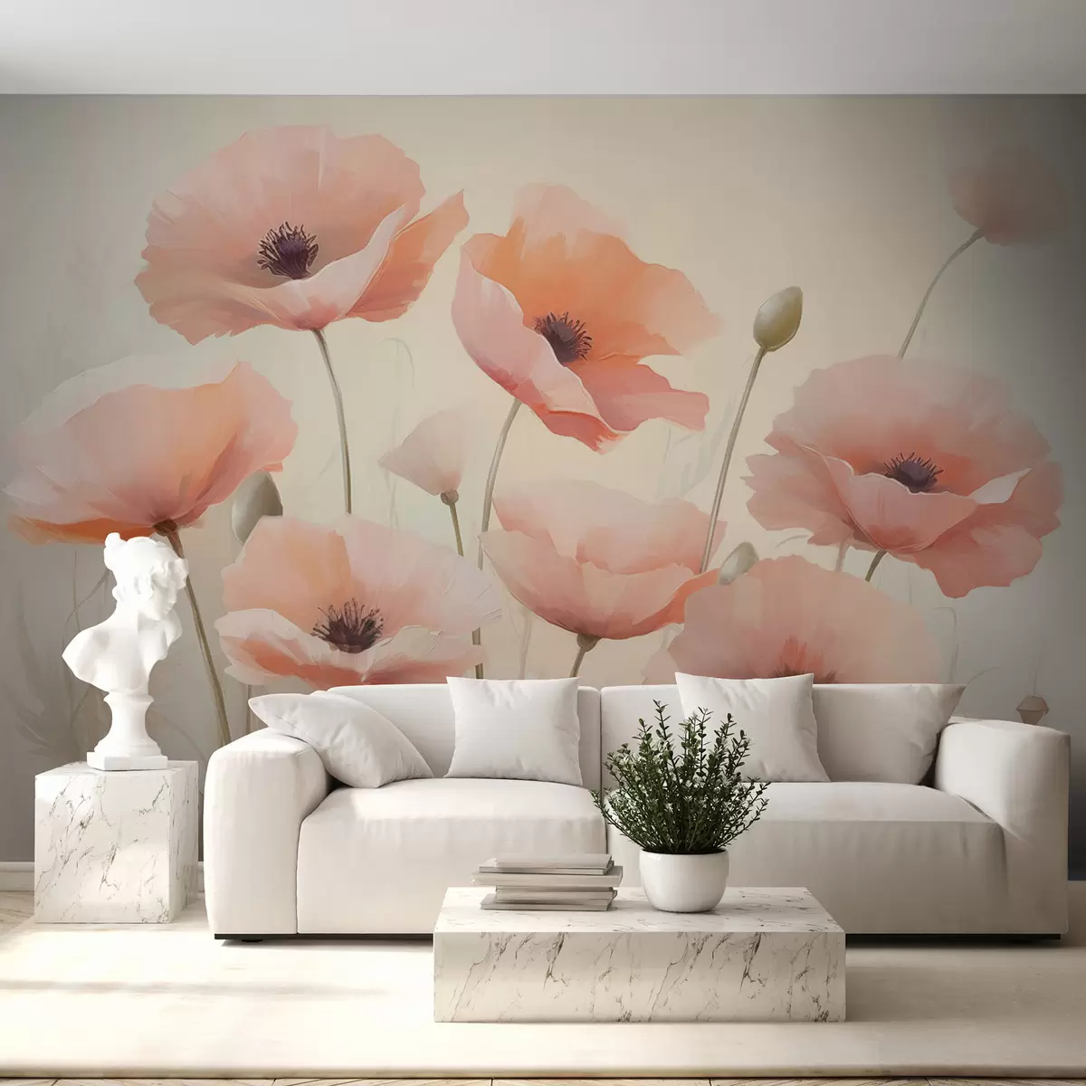 Fototapete Mohnblumen w04462