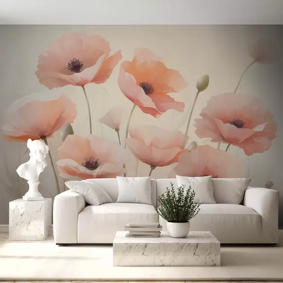 Fototapete Mohnblumen w04462
