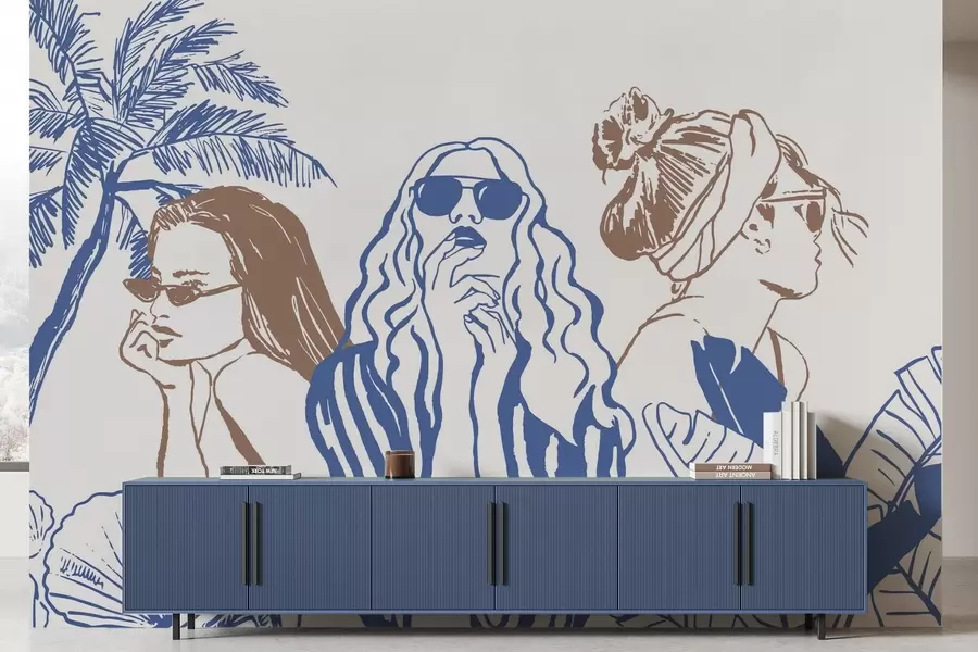 Fototapete Mädchen w04463