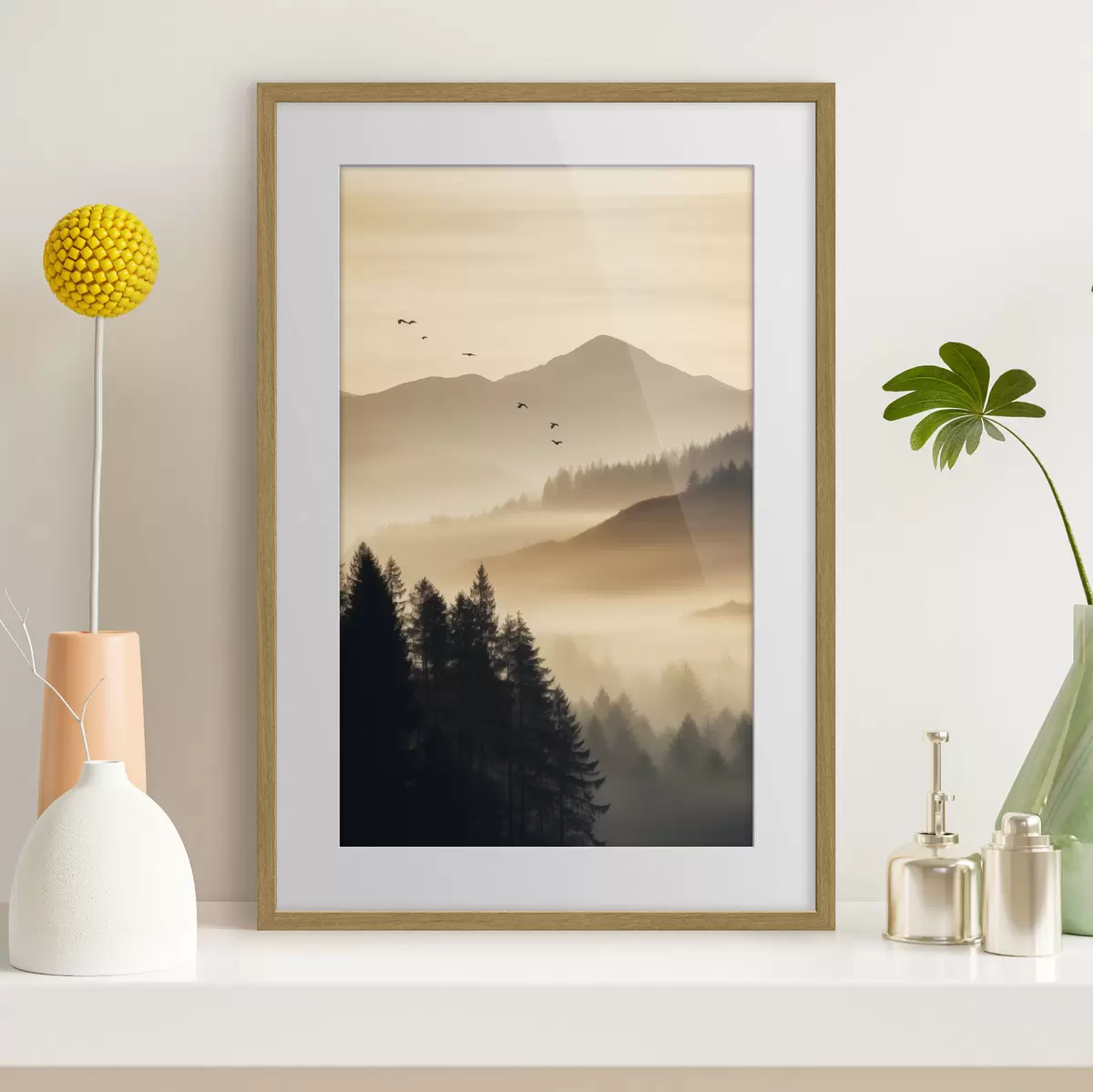 Poster Über dem Nebel f45563