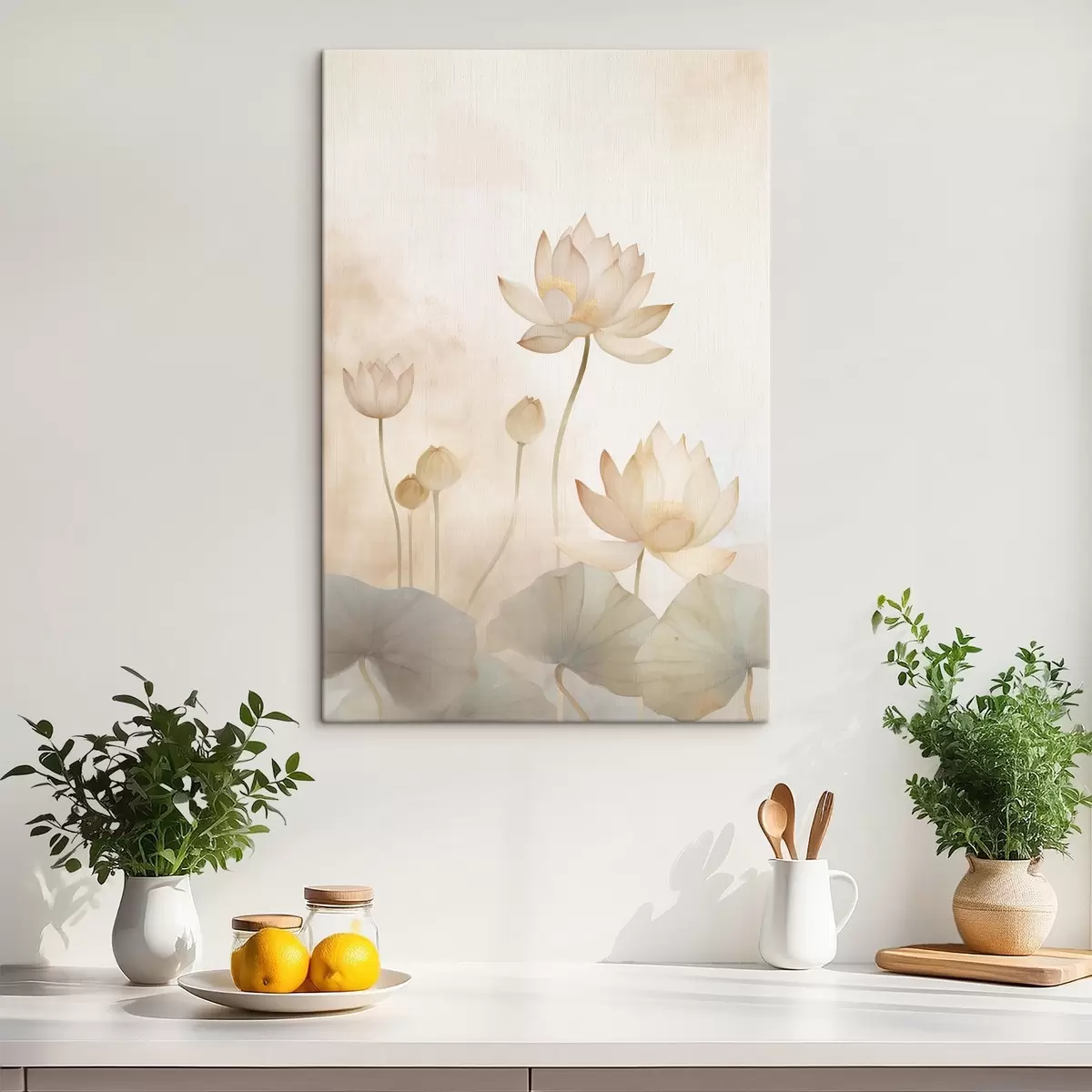 Fototapete Leichte Lotusblumen s45612