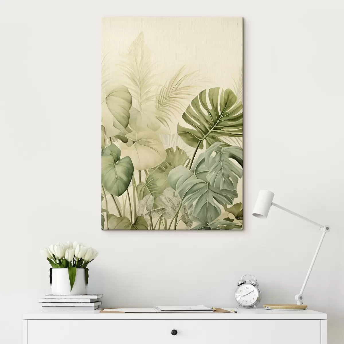 Fototapete Tropical Leaves und Monstera Leaves s45615
