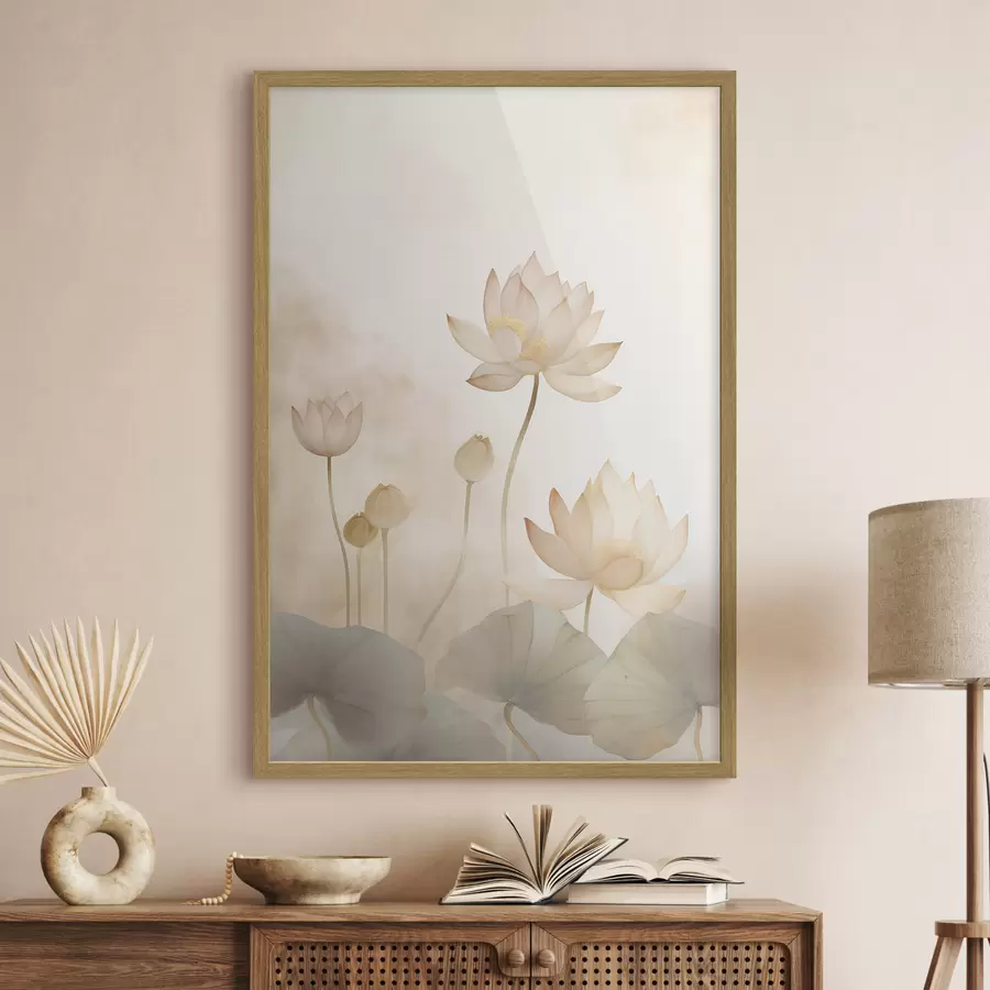 Fototapete Leichte Lotusblumen f45612