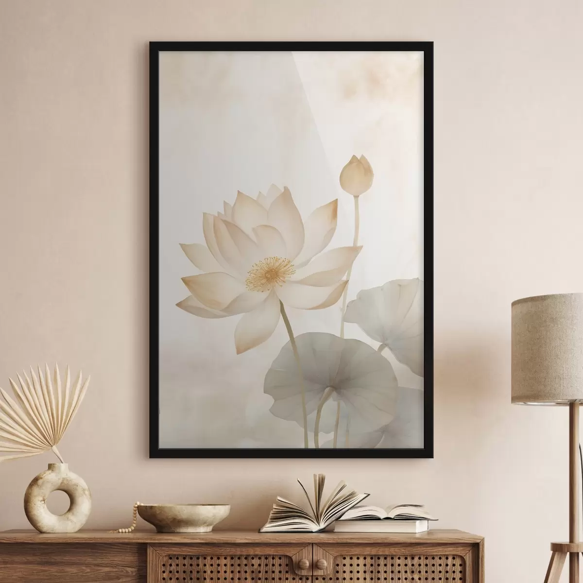 Poster Große Lotusblume f45613