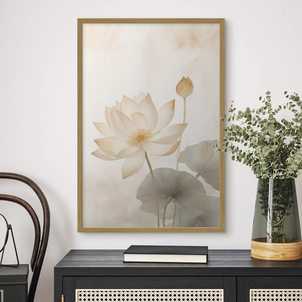 Poster Große Lotusblume f45613