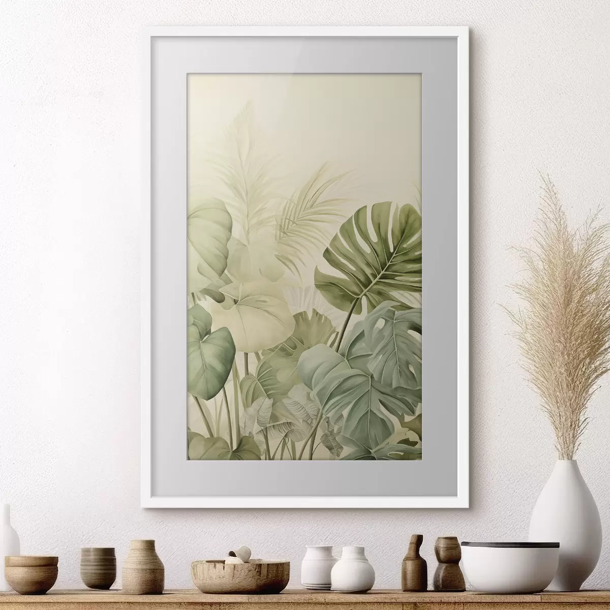 Poster Tropical Leaves und Monstera Leaves f45615