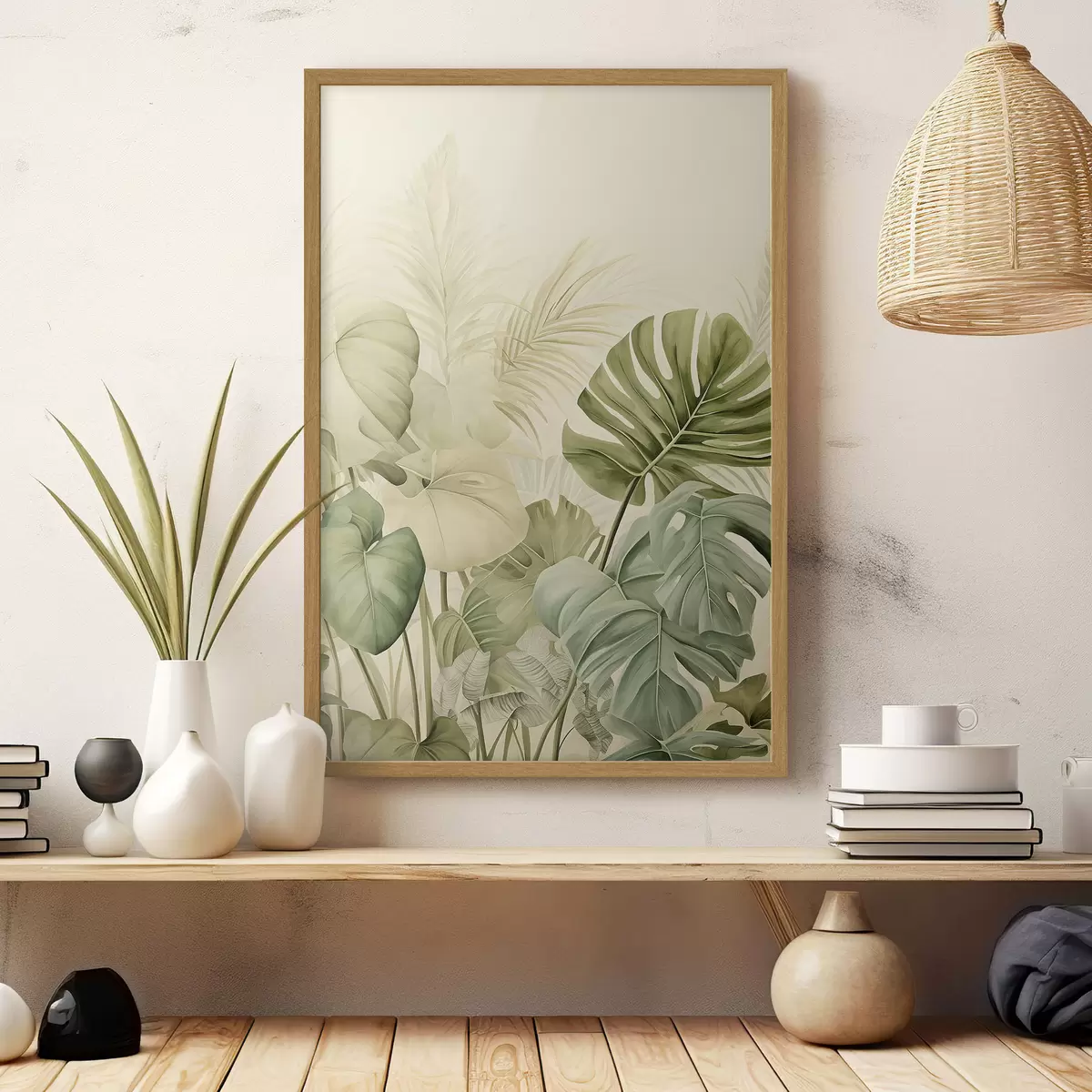 Poster Tropical Leaves und Monstera Leaves f45615
