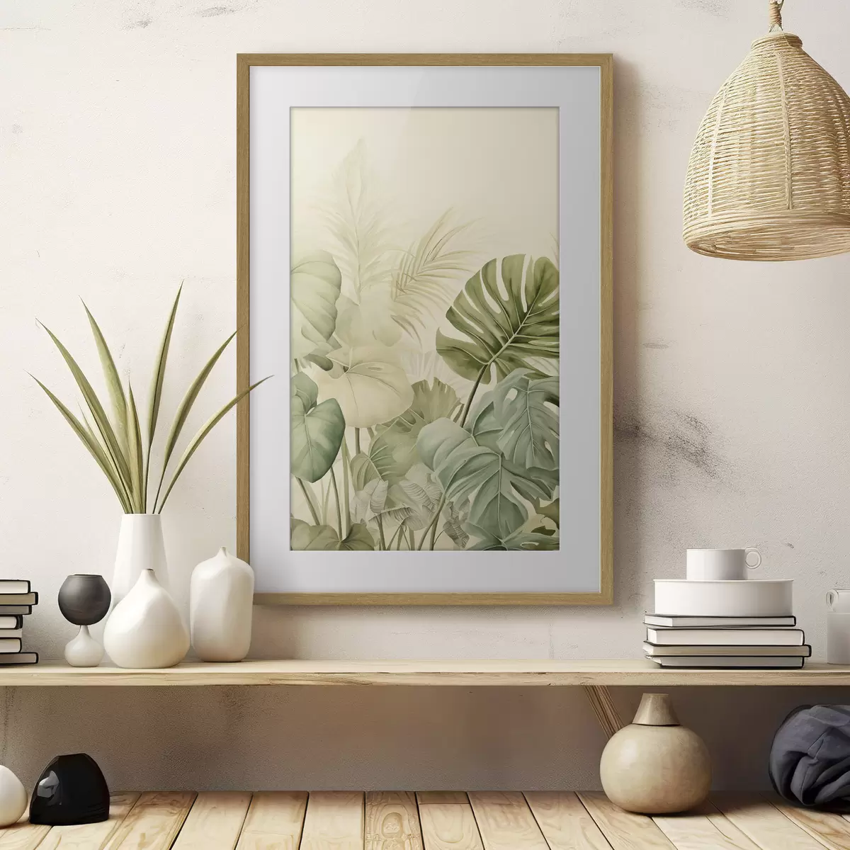 Poster Tropical Leaves und Monstera Leaves f45615