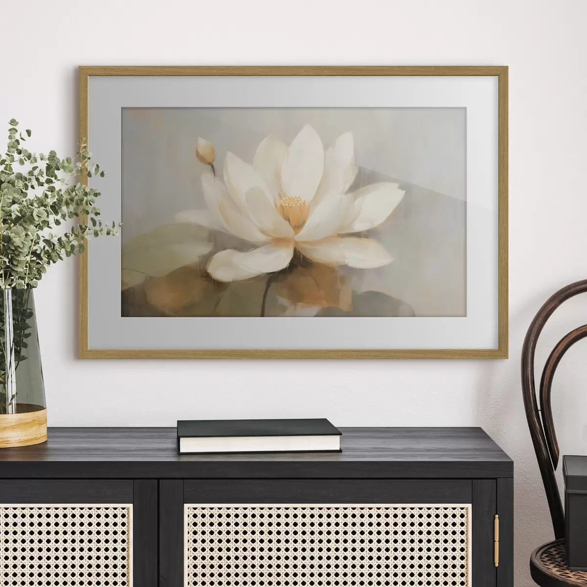 Poster Große Lotusblume f45618