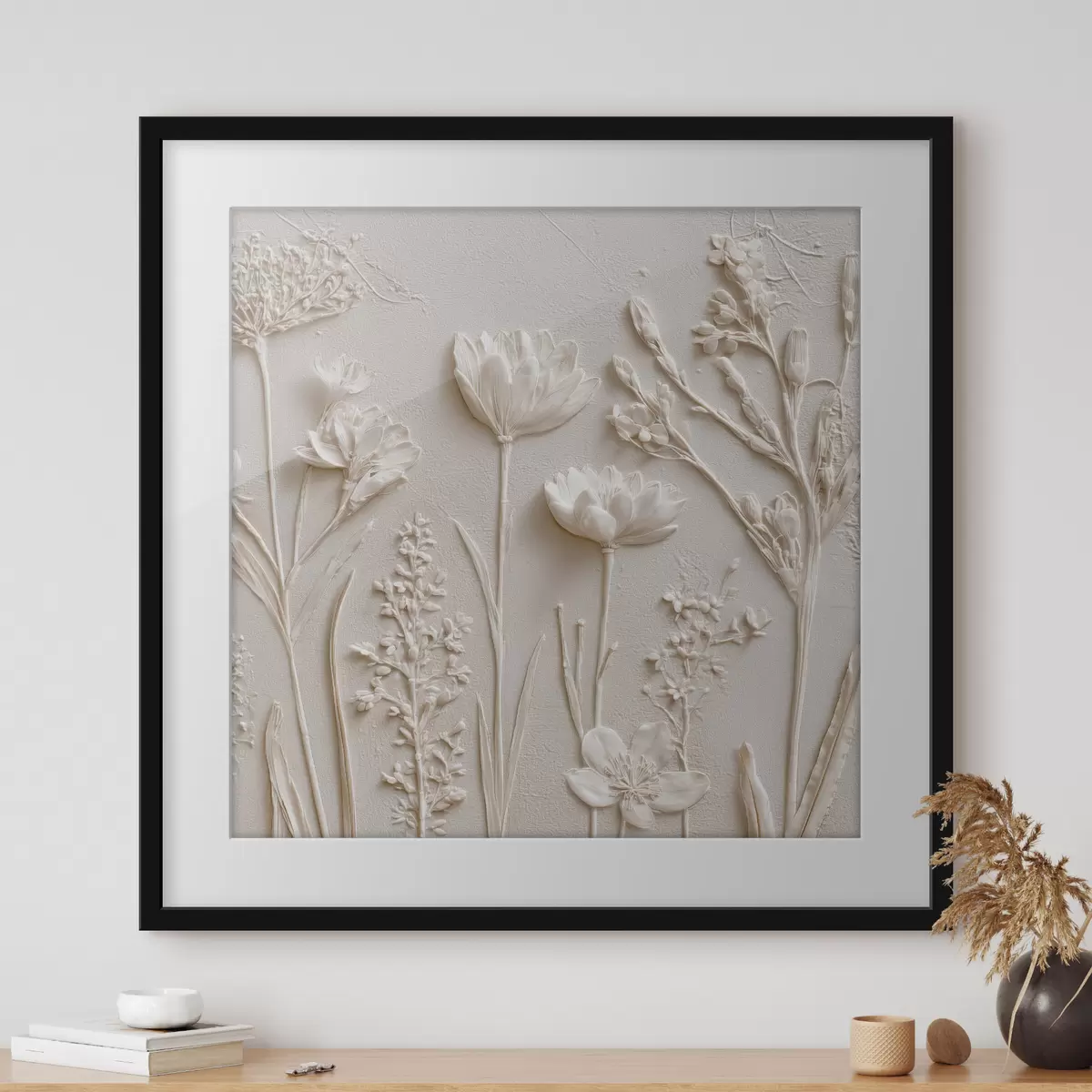 Poster Weißer Garten f45535