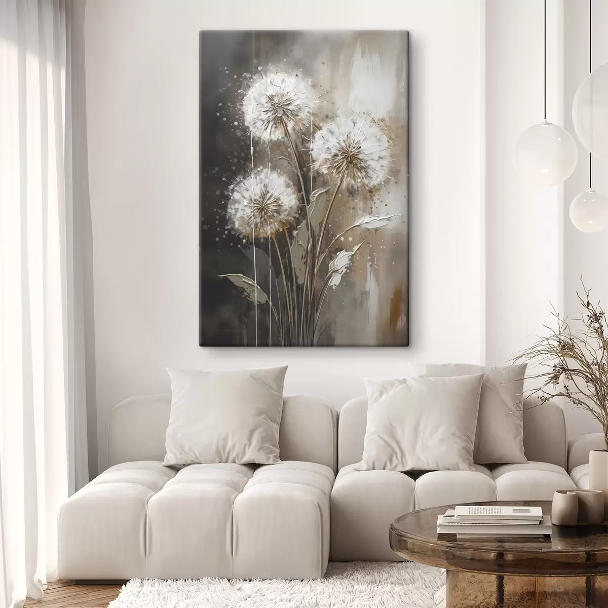 Fototapete Abstrakte Pusteblumen s45449