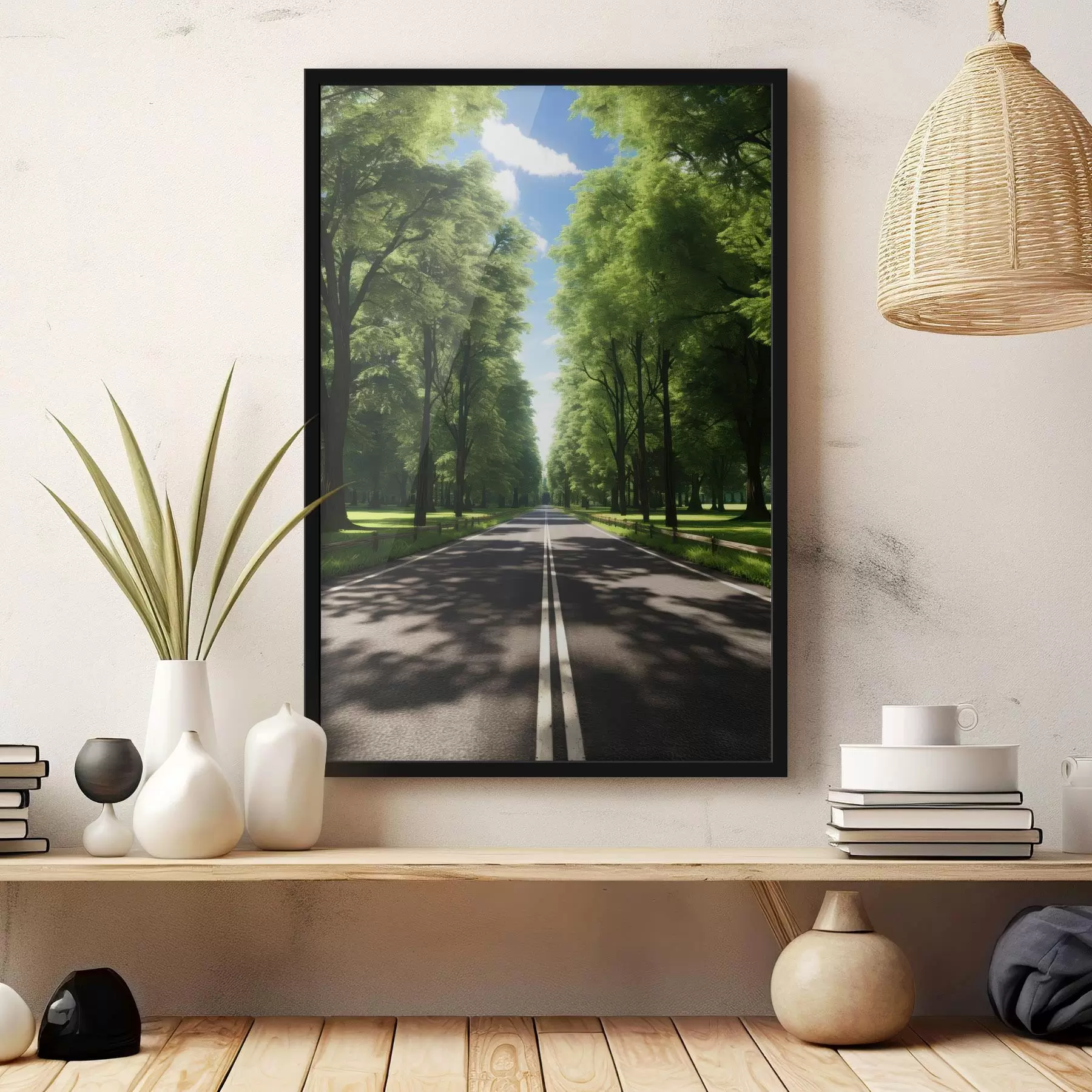 Fototapete Straße in der Ferne f45505