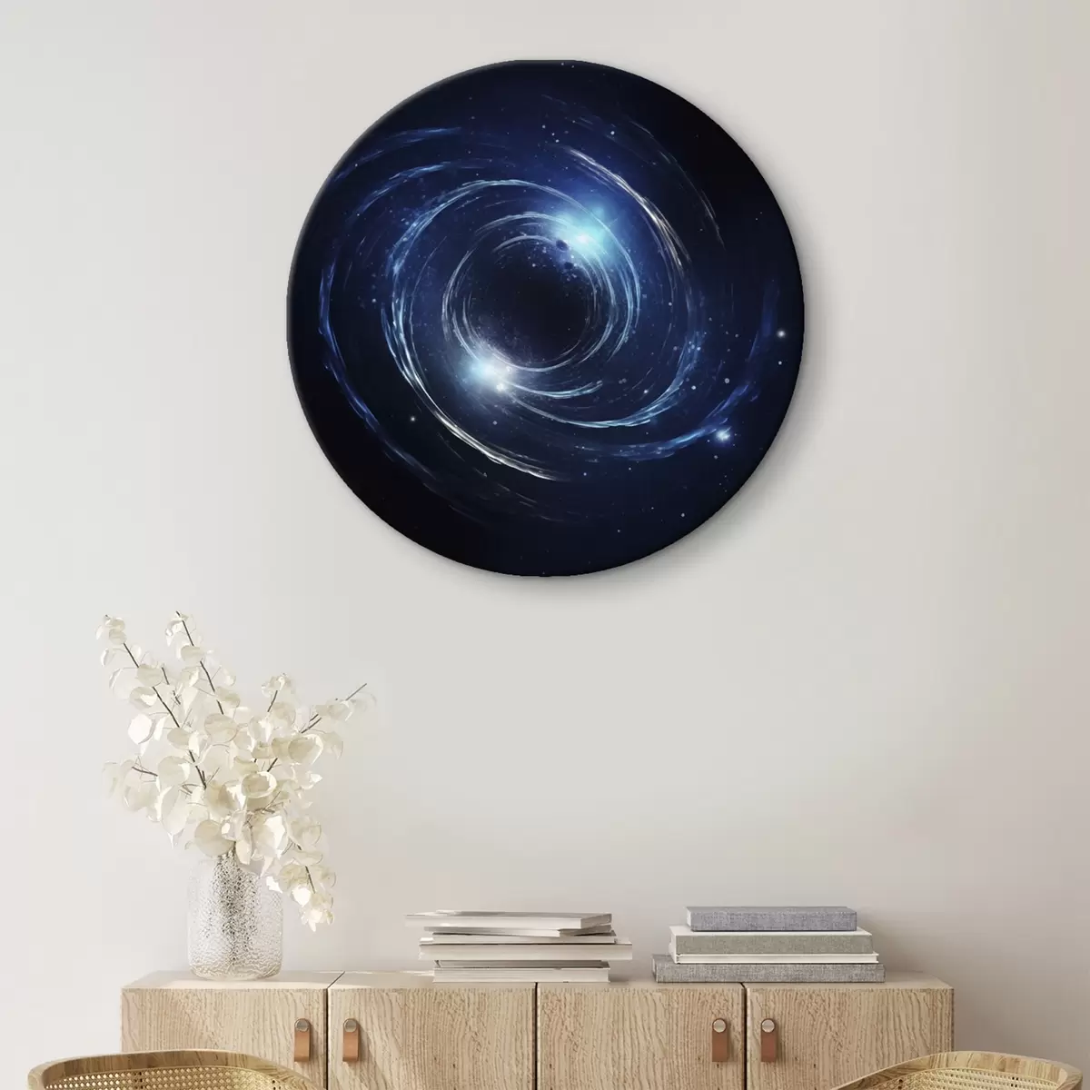 Runde Wandbilder Weltraumwirbel im tiefen Weltraum r45513