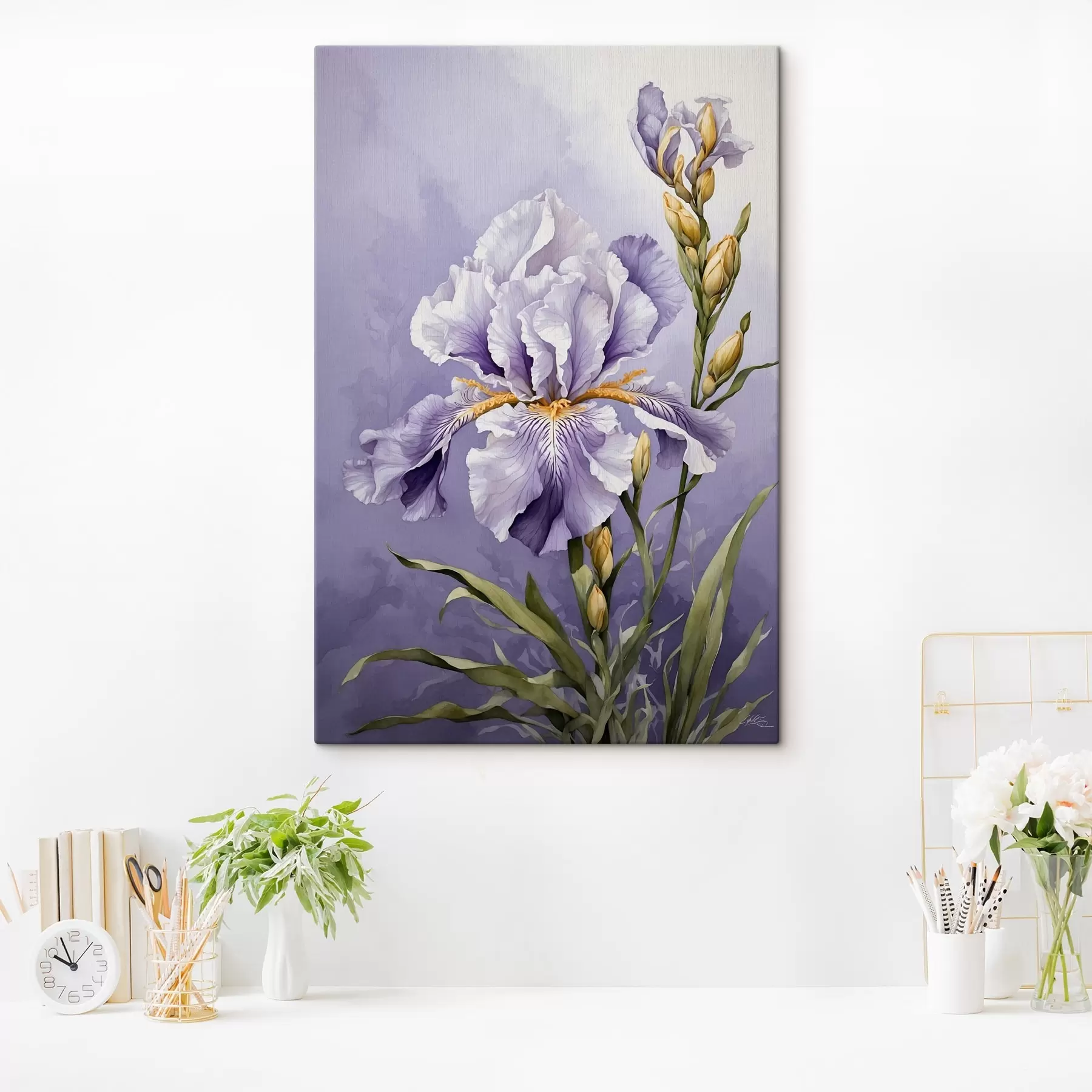 Fototapete Violette Schwertlilie s45486