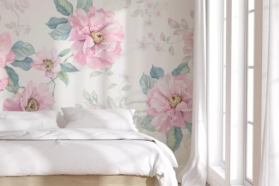 Fototapete Blühende Blumen w04491