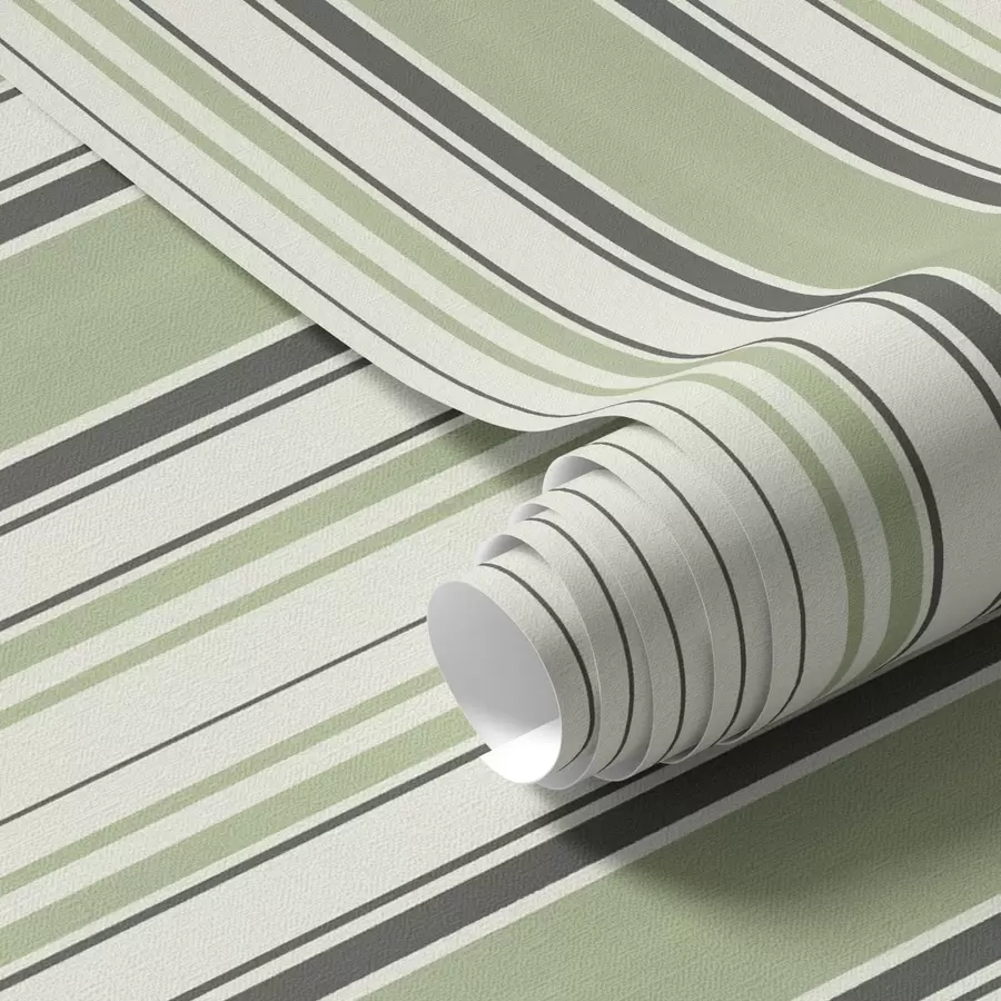 Fototapete Cremefarbener Hintergrund mit einer Mischung aus grünen und schwarzen Streifen a00563