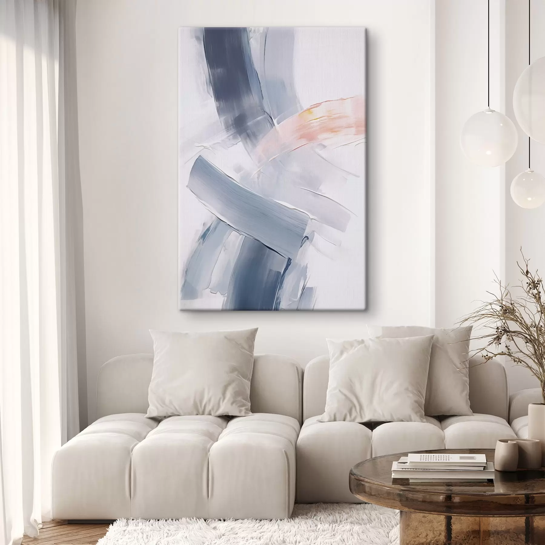 Fototapete Abstraktion Nachahmung von Pinselstrichen s45679