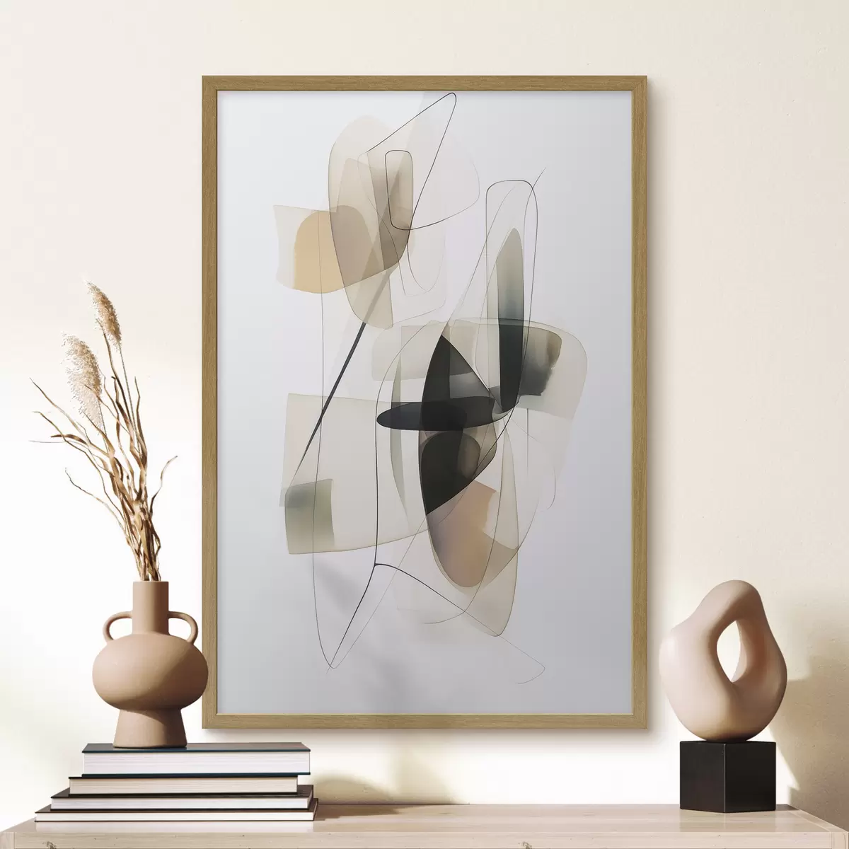 Poster Abstraktionspunkte f45670