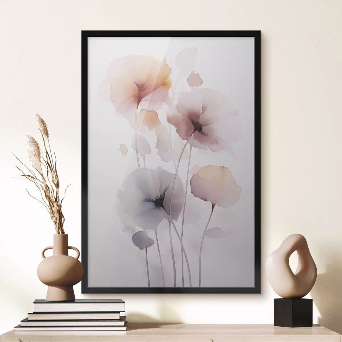 Poster Abstrakte Blumen f45682