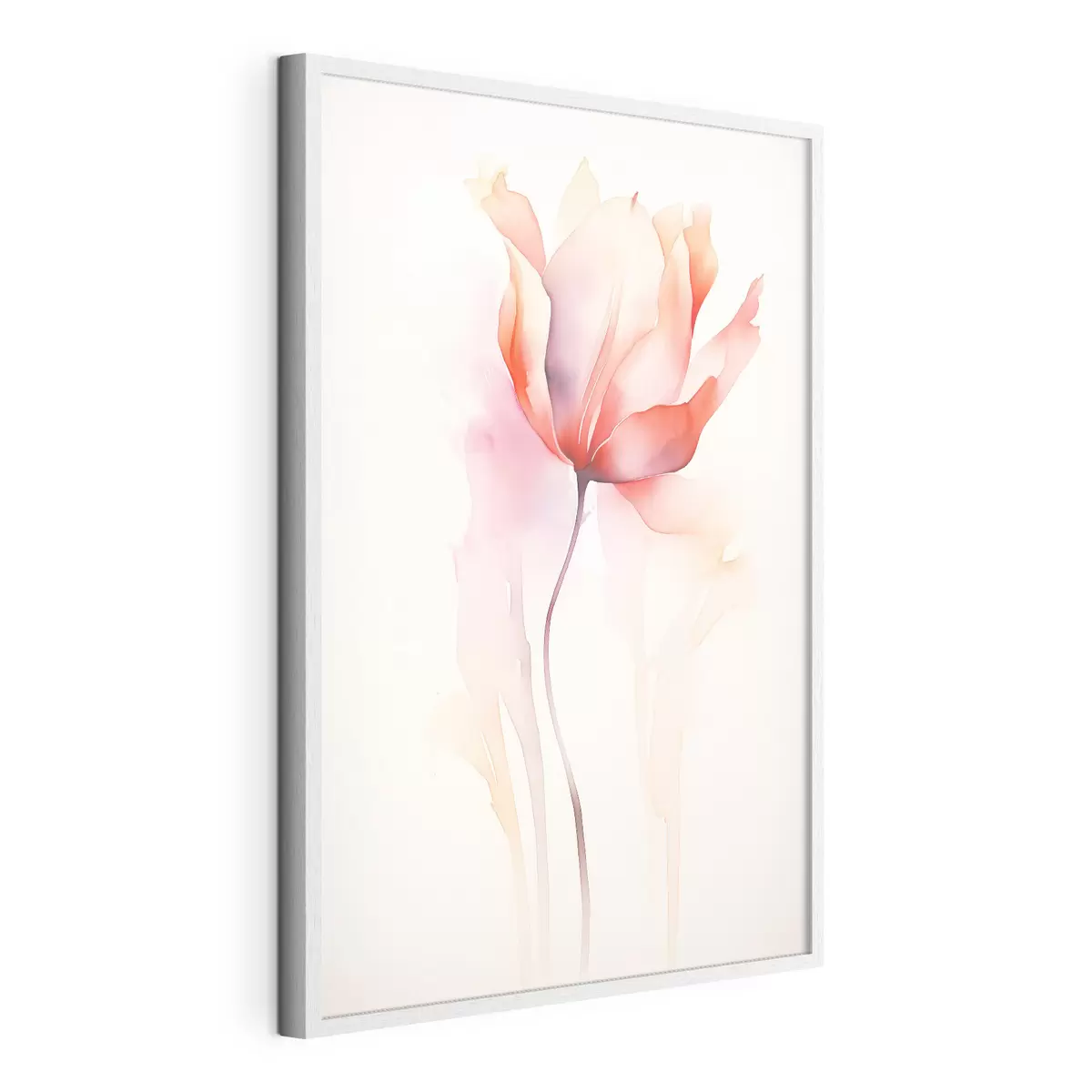 Poster Floraler Minimalismus im Aquarellstil f45637