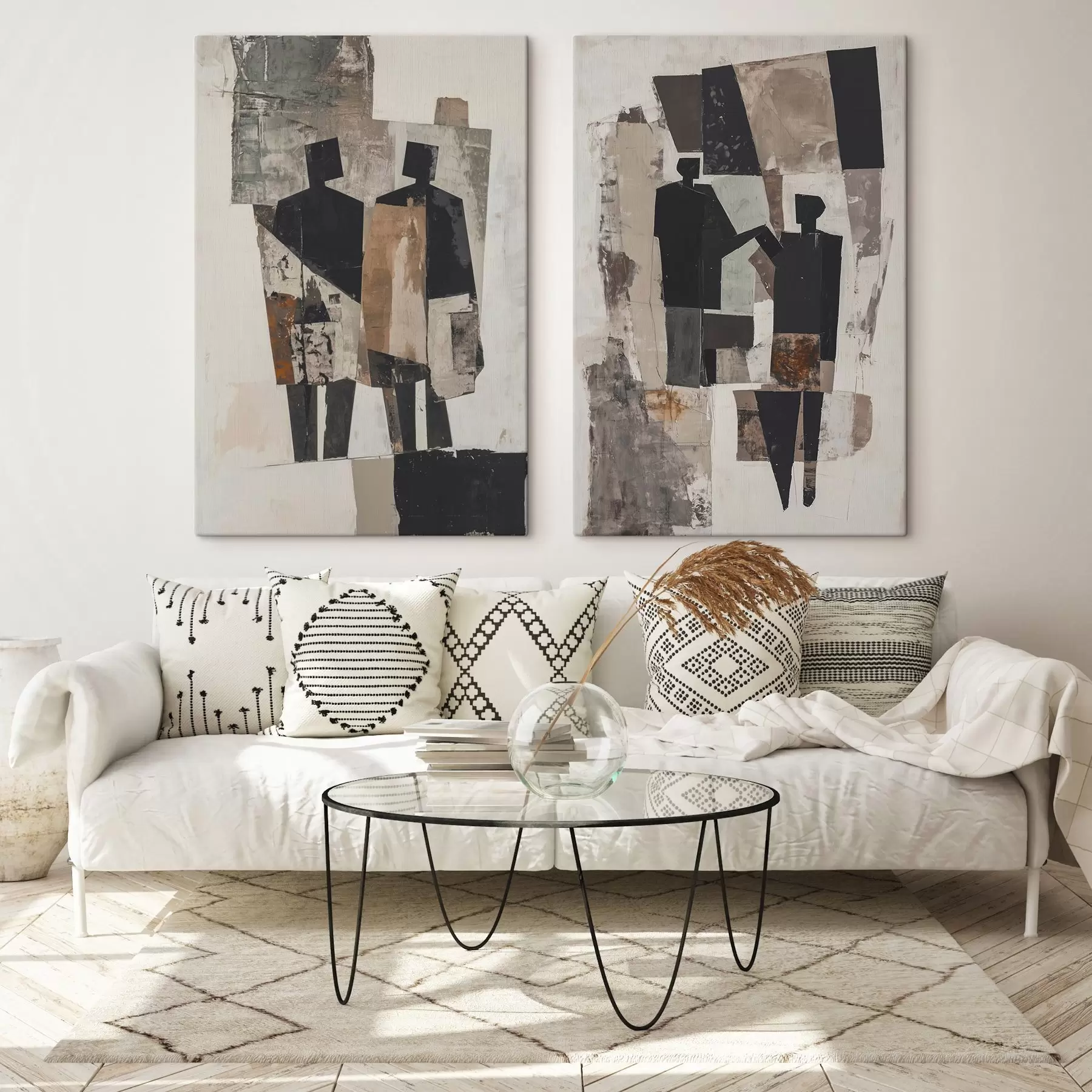 Fototapete Abstraktion mit Scherenschnitten m00716