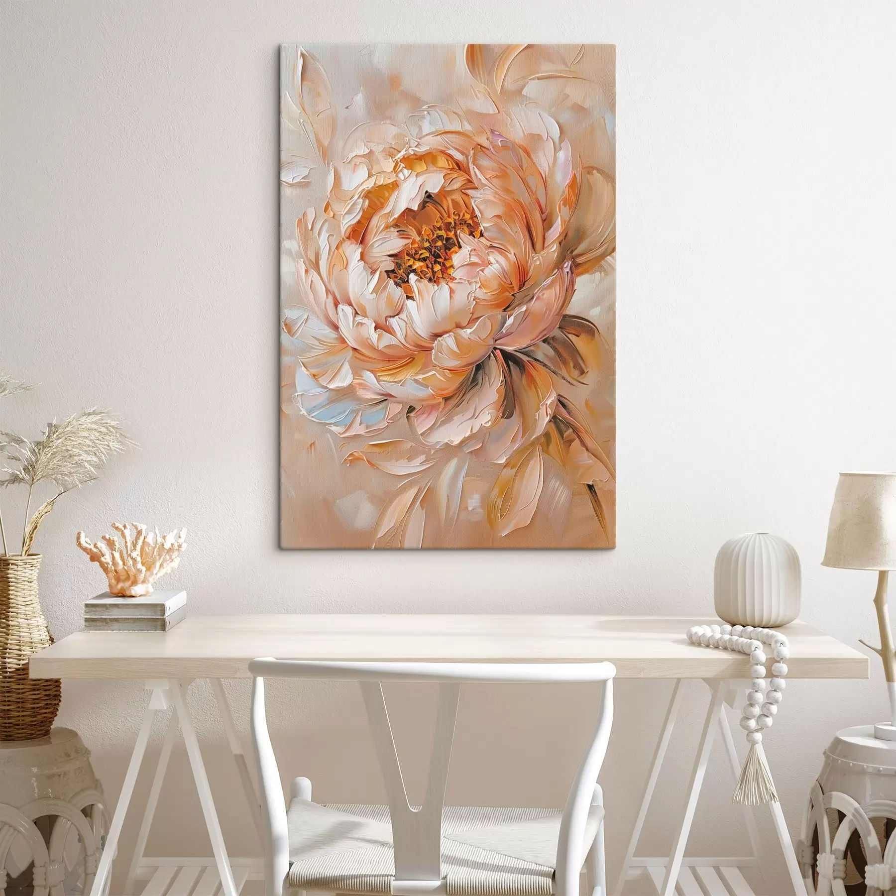 Fototapete Zarte abstrakte Pfingstrose s45591