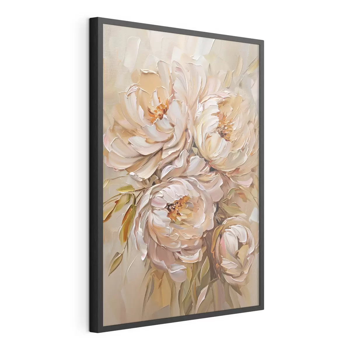 Poster Zarte abstrakte Pfingstrosen f45592