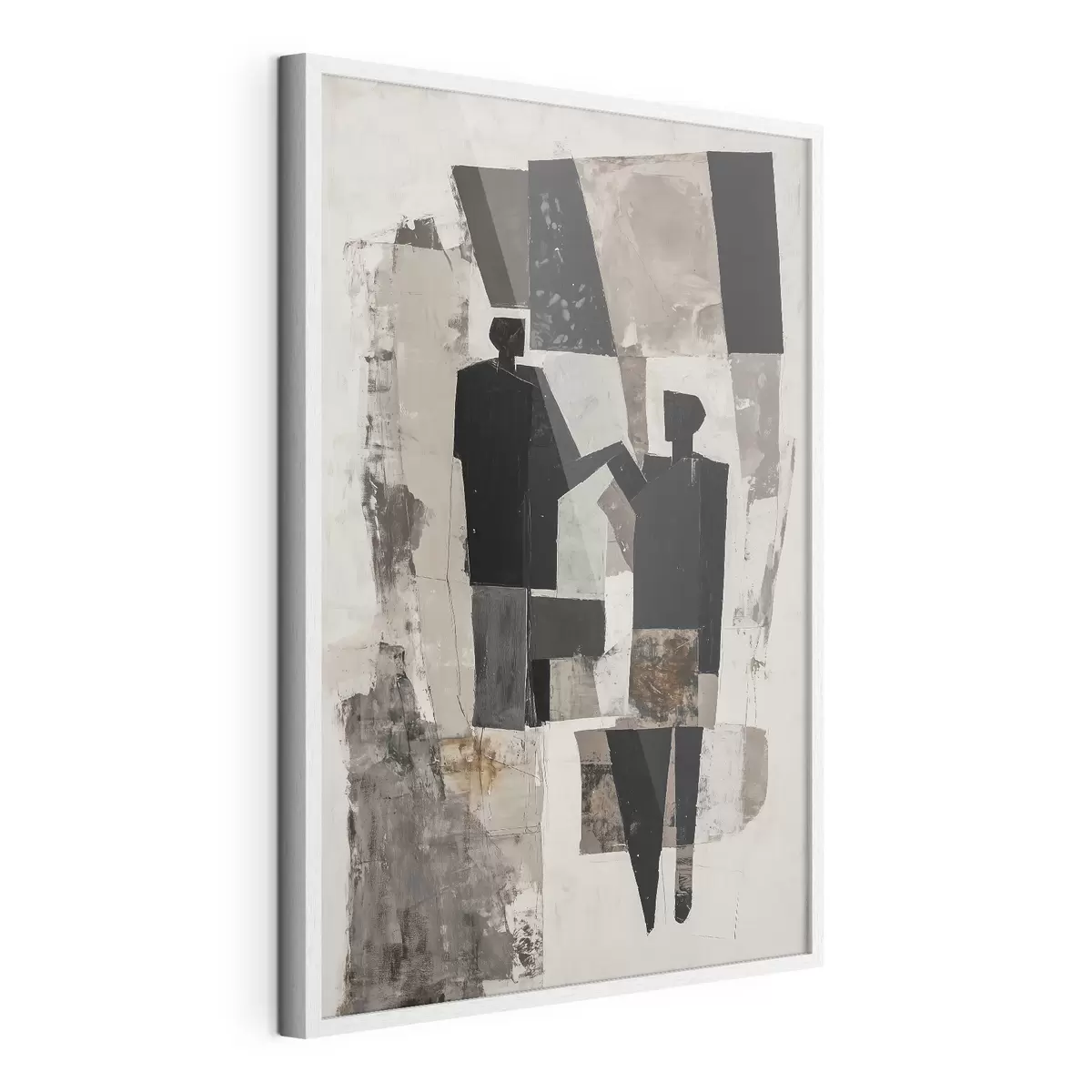 Poster Abstrakte Figuren eines Paares f45776