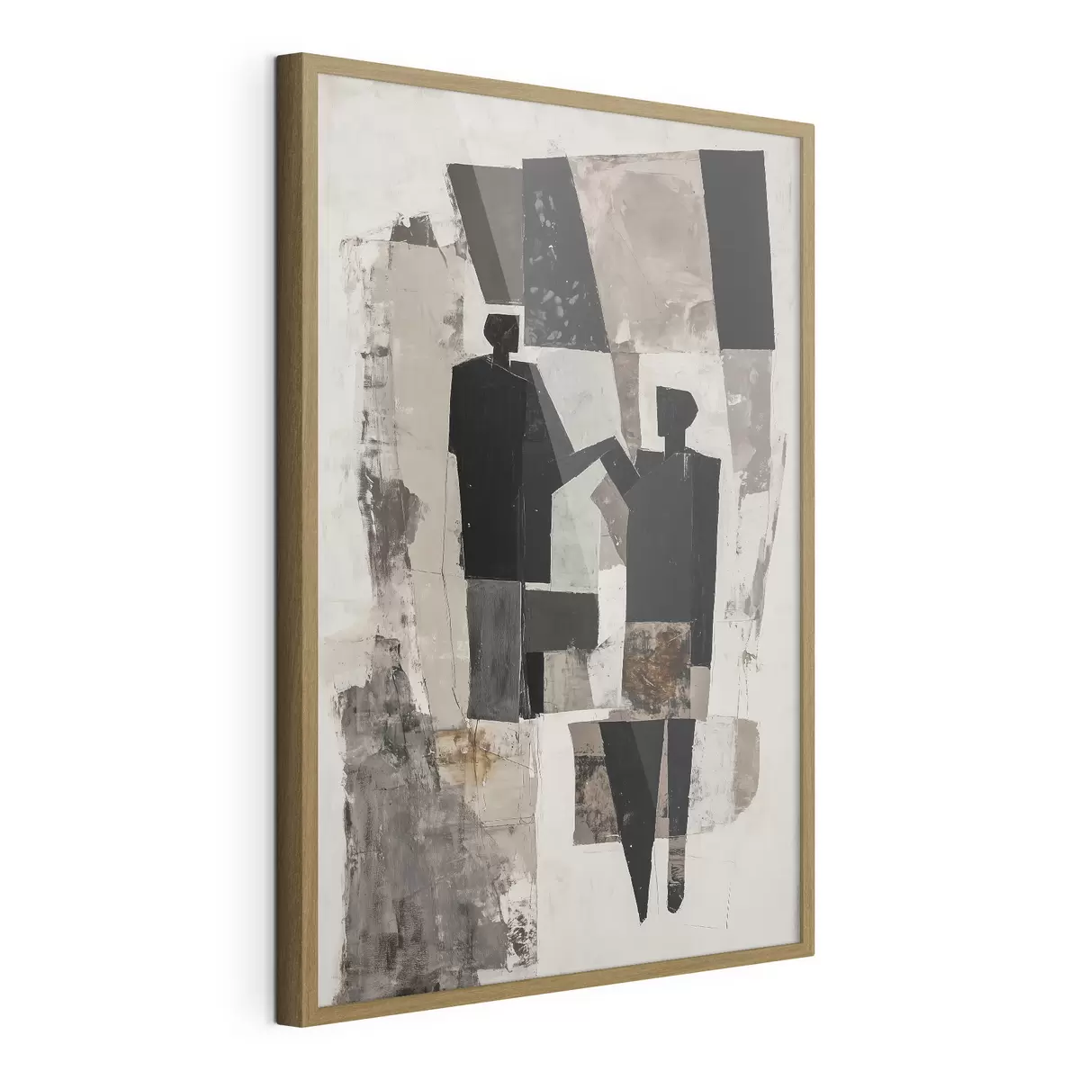 Poster Abstrakte Figuren eines Paares f45776