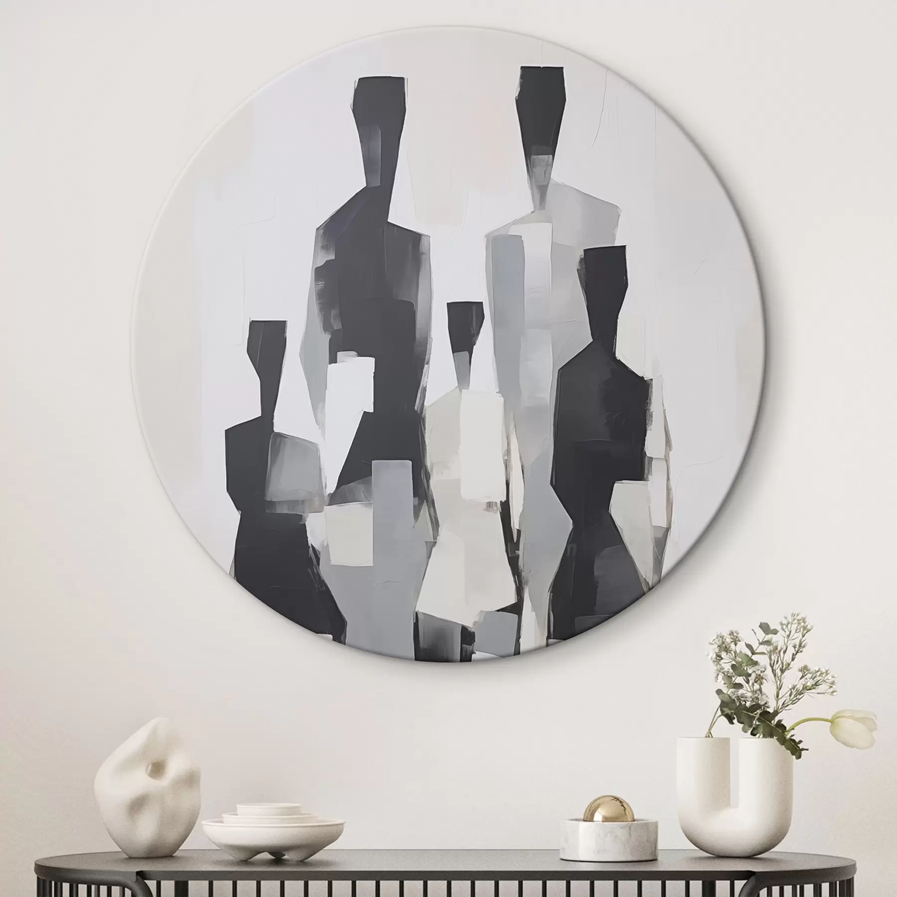 Fototapete Abstrakte Silhouetten r45759