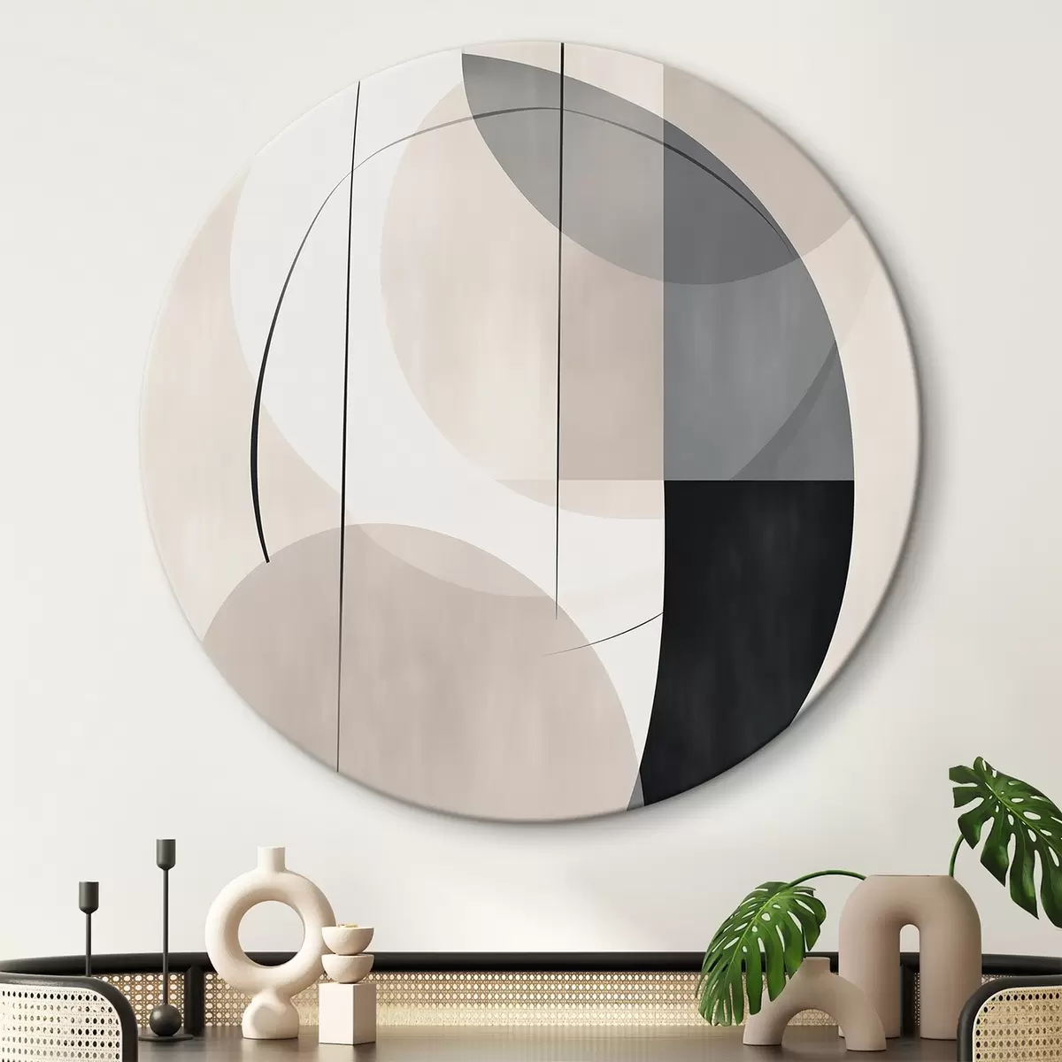 Runde Wandbilder Abstraktion r45766