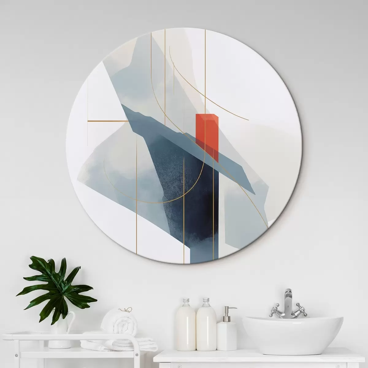 Runde Wandbilder Moderne Abstraktion r45770