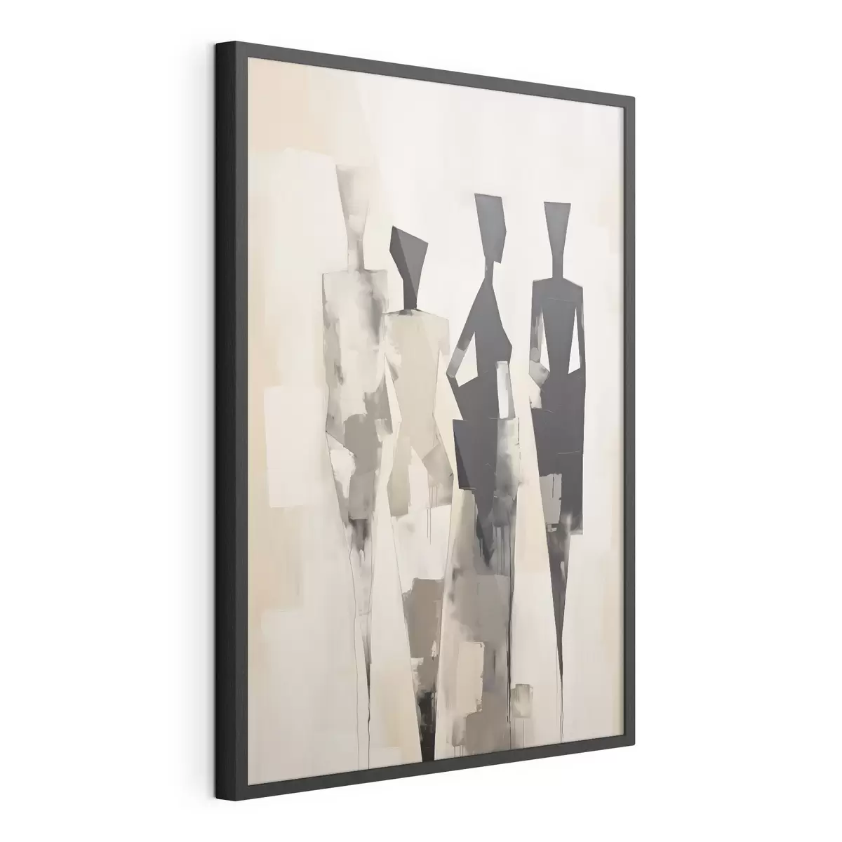 Poster Abstrakte Silhouetten von Menschen f45758