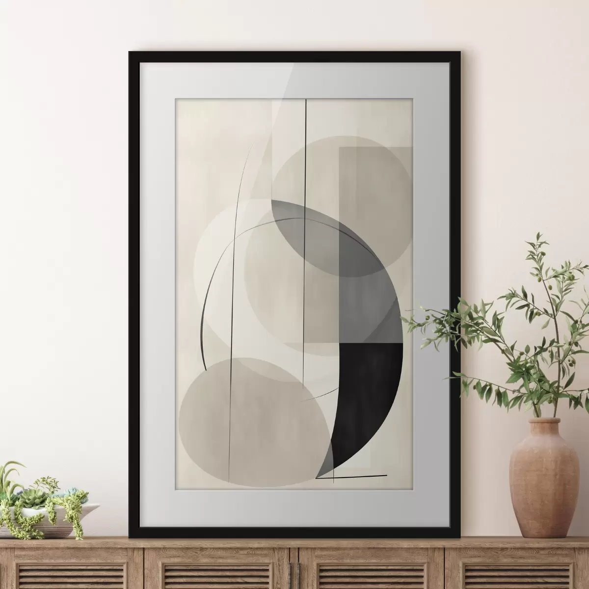 Poster Überlagerte Ovale f45766