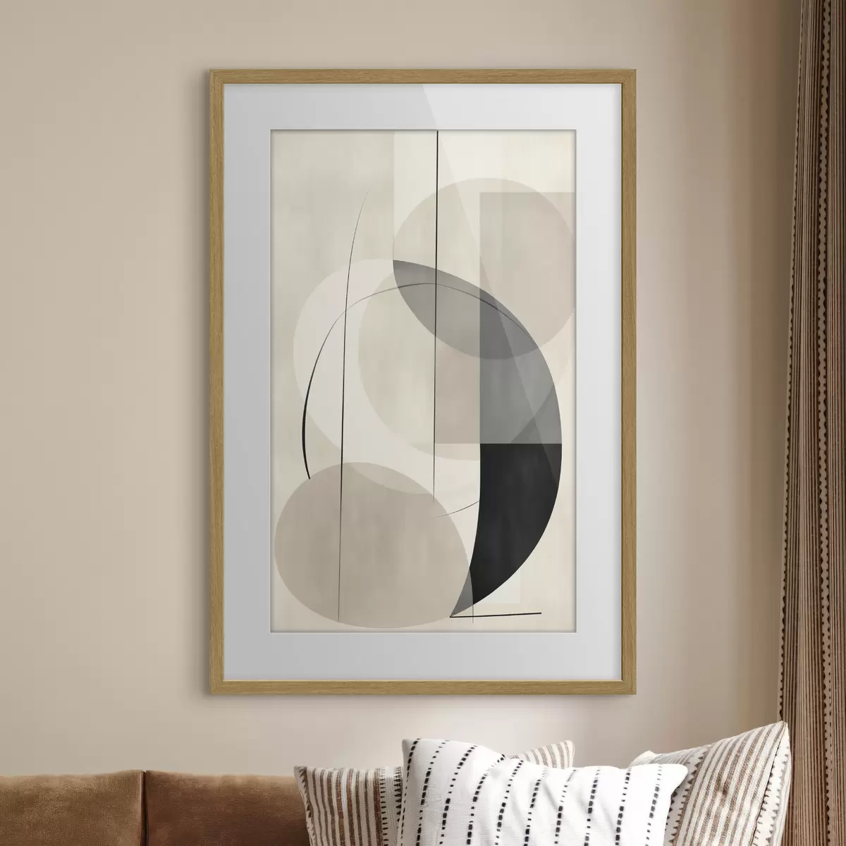 Poster Überlagerte Ovale f45766