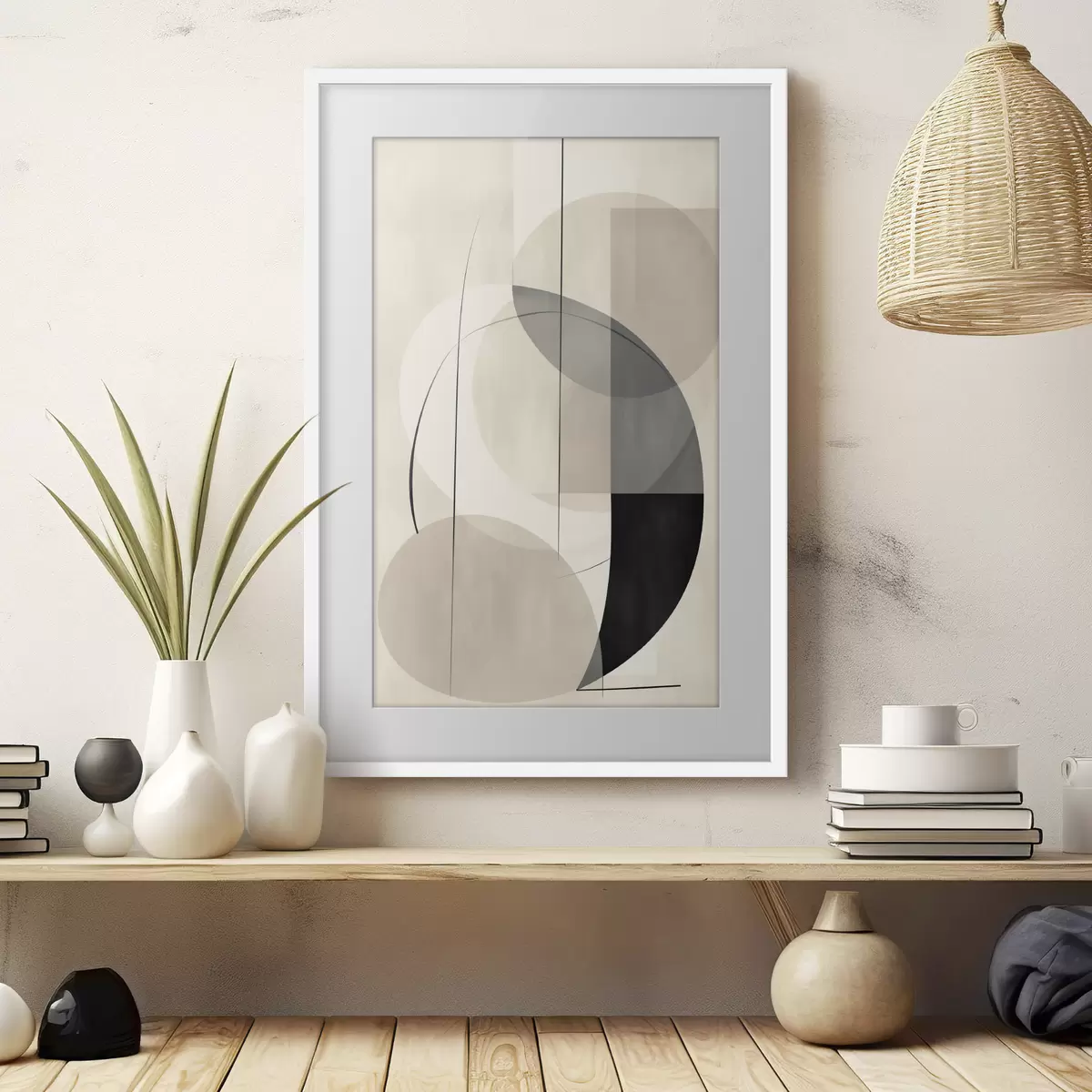 Poster Überlagerte Ovale f45766