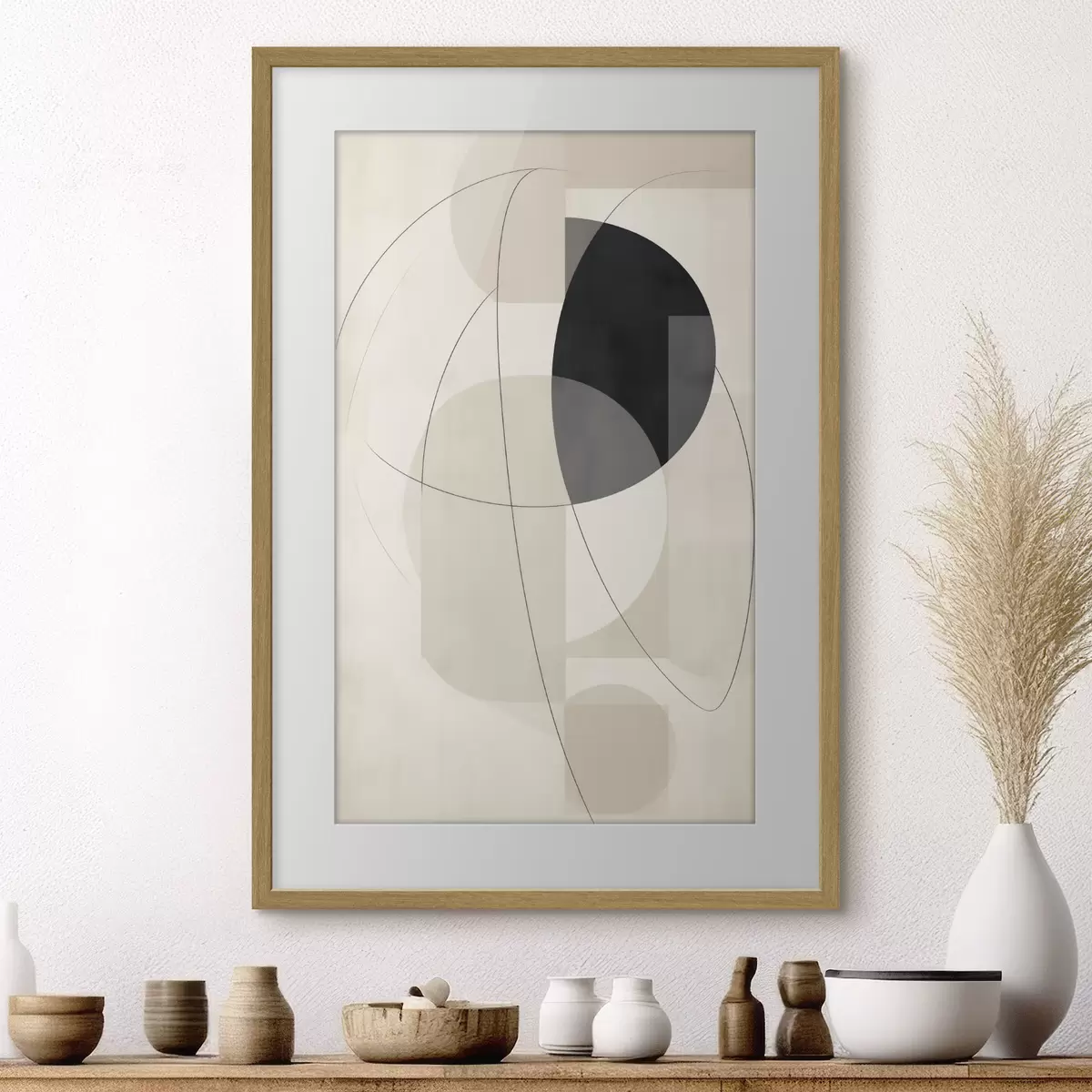 Poster Schwebendes Oval f45767