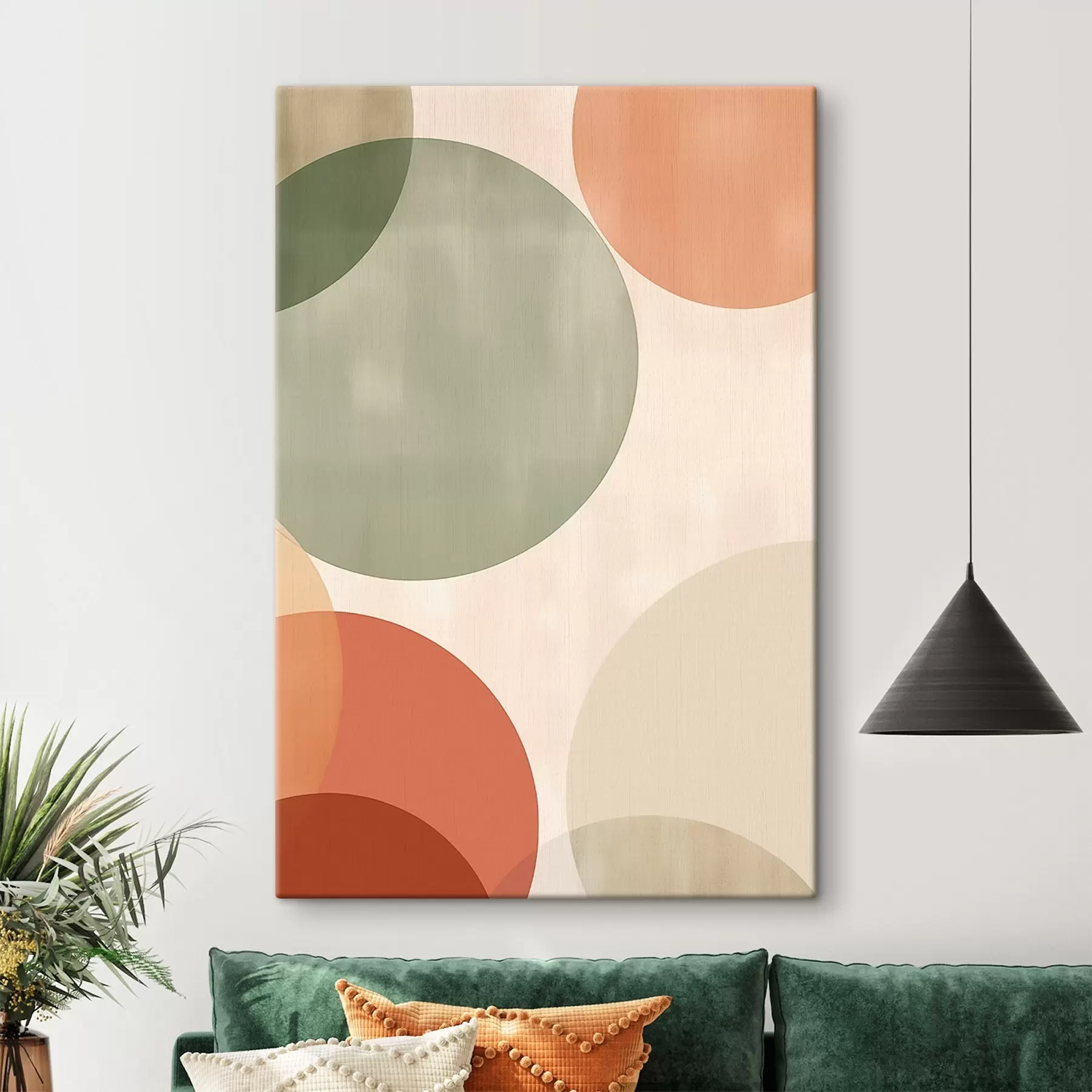 Fototapete Große abstrakte Kreise s45794