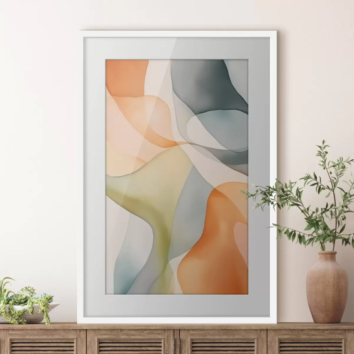 Poster Abstrakte Wellen f45785