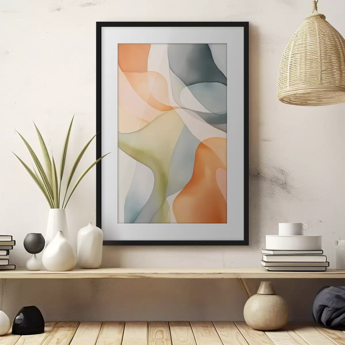 Poster Abstrakte Wellen f45785