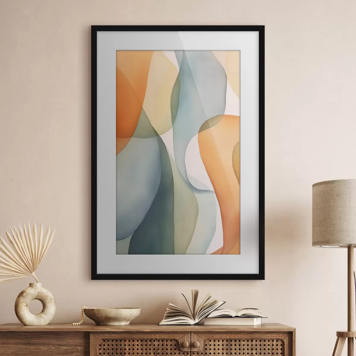 Poster Abstrakte Wellen f45786