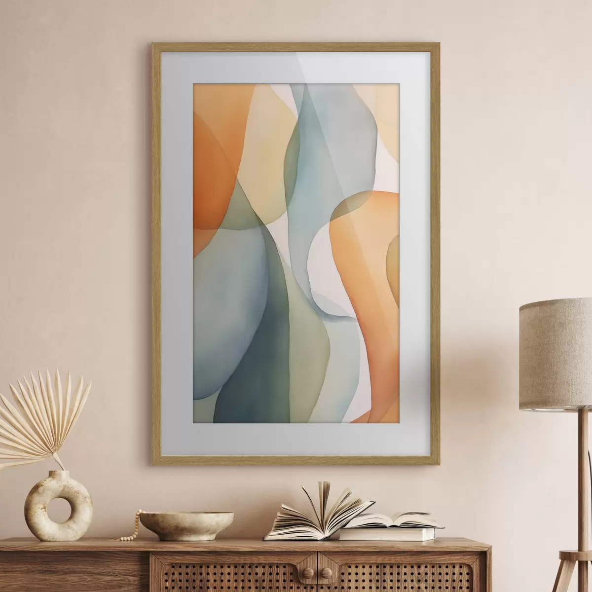 Poster Abstrakte Wellen f45786