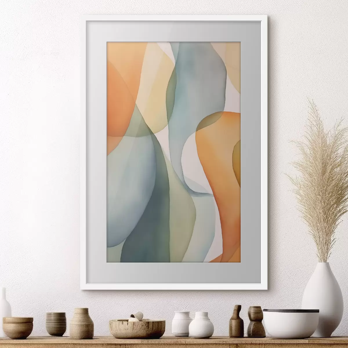 Poster Abstrakte Wellen f45786