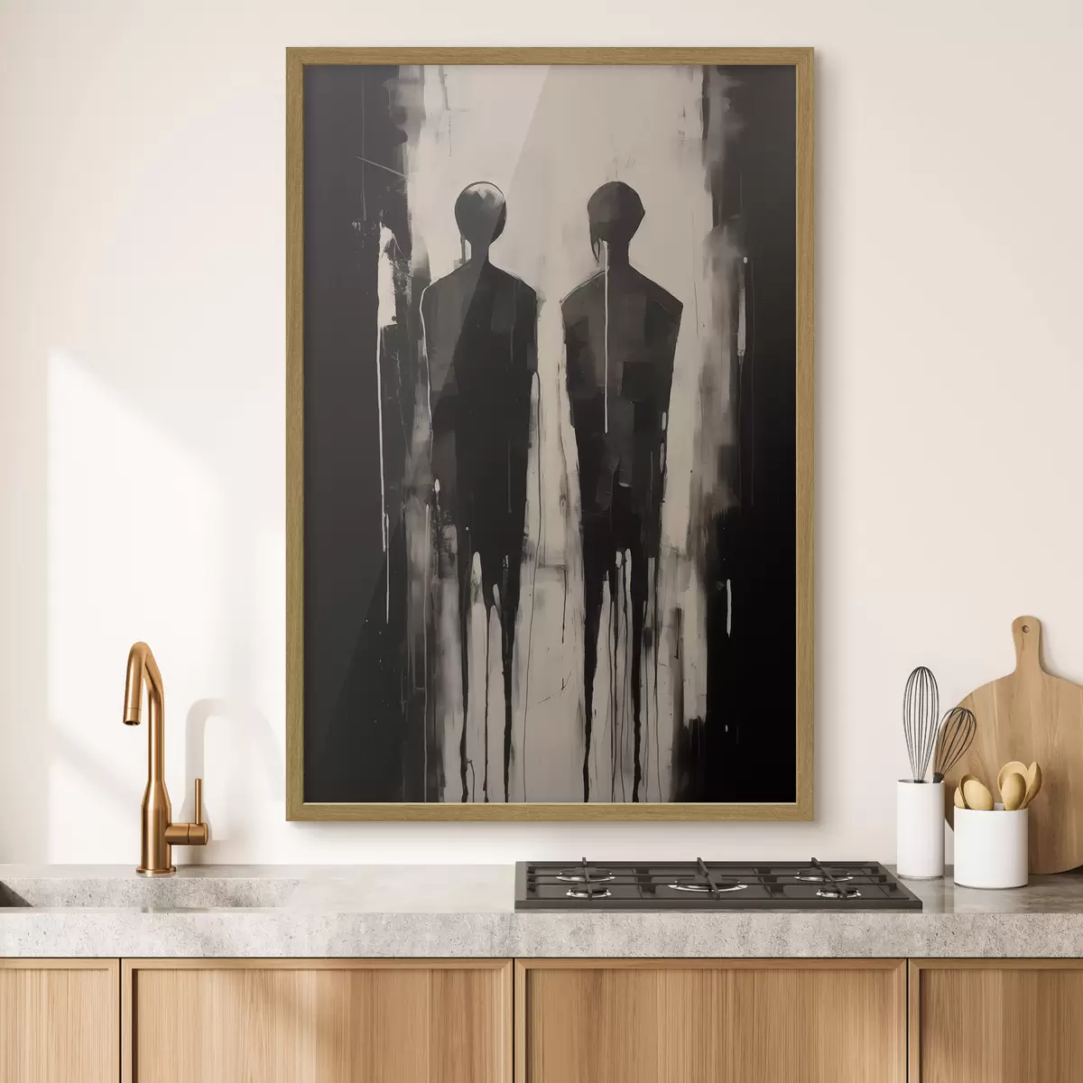 Poster Zwei Silhouetten f45789