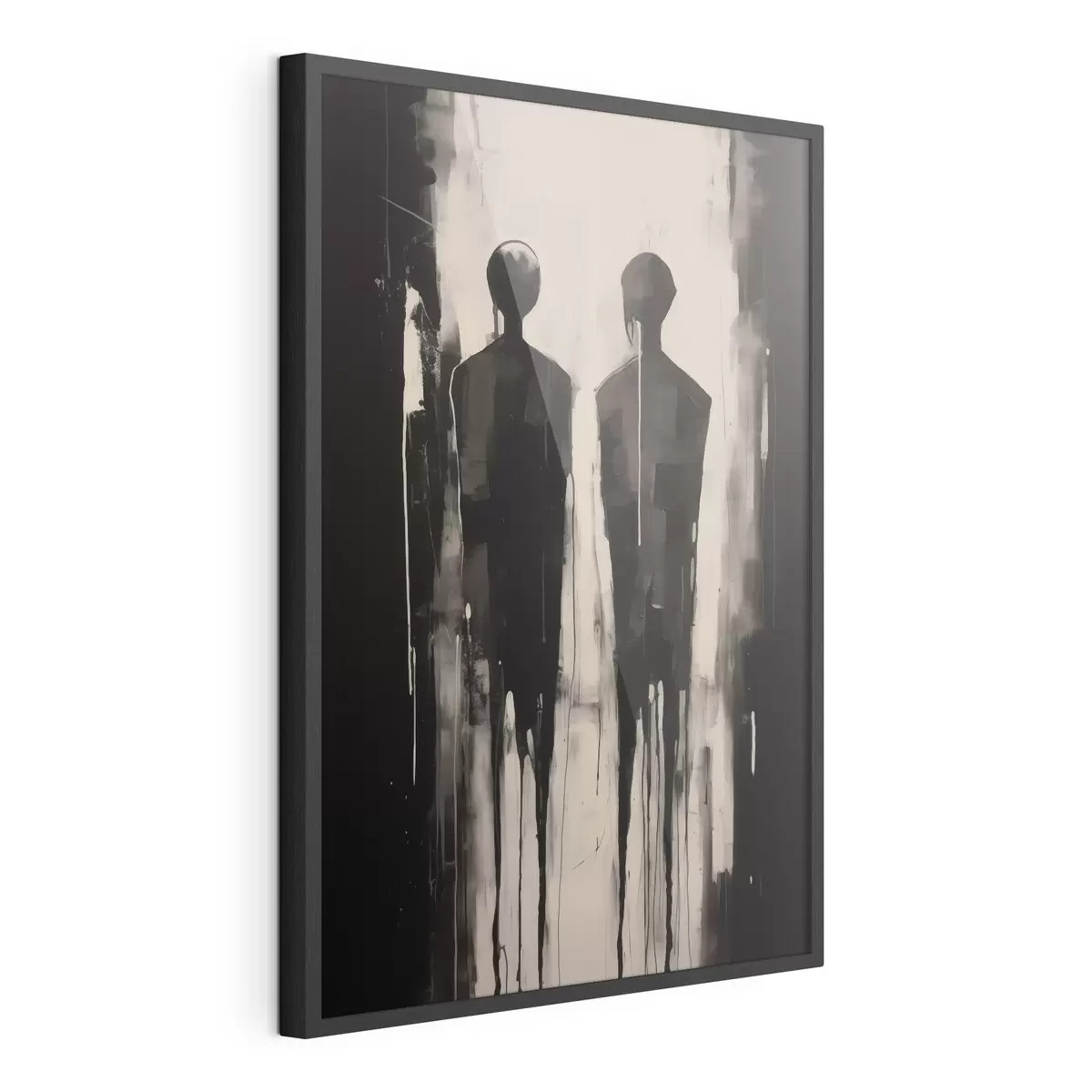 Poster Zwei Silhouetten f45789