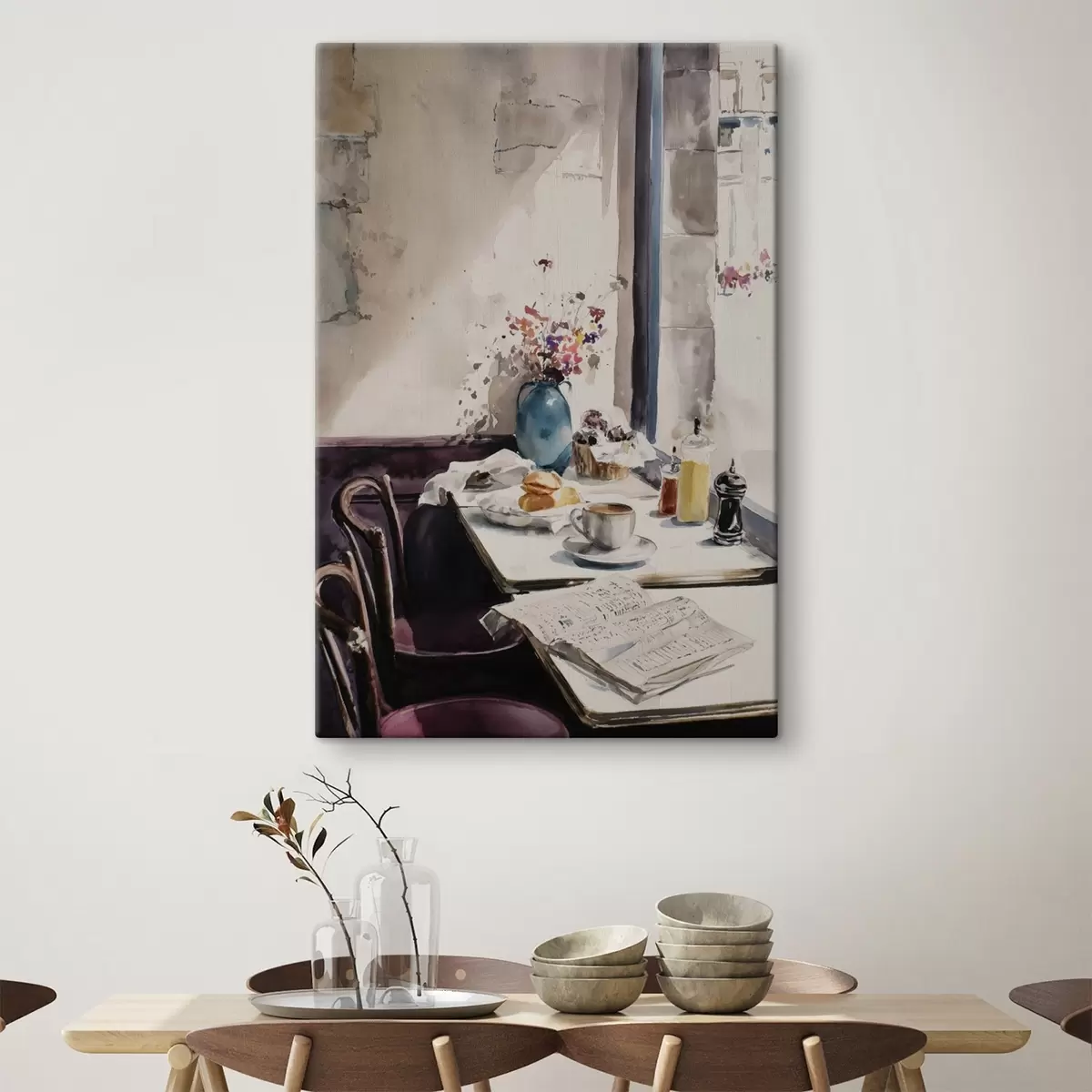 Fototapete frühstück in Paris s45726