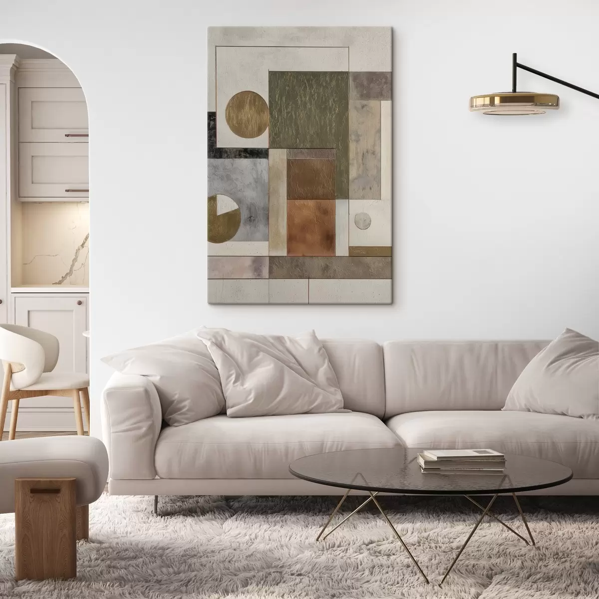 Fototapete abstrakte moderne Geometrie s45729