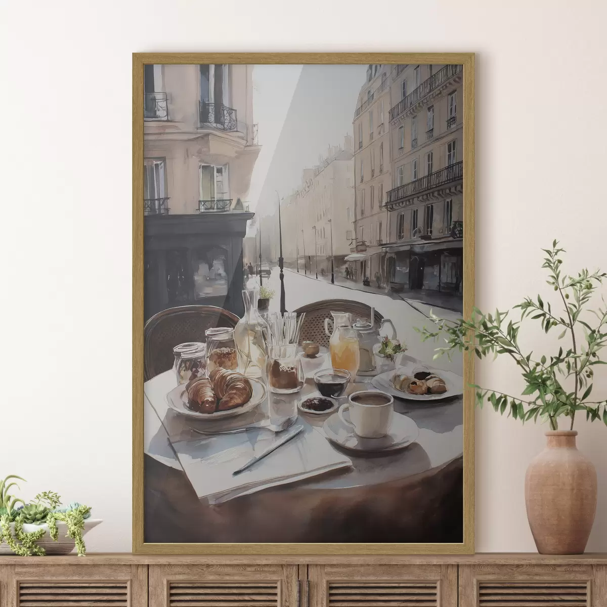Poster frühstück in Paris f45725